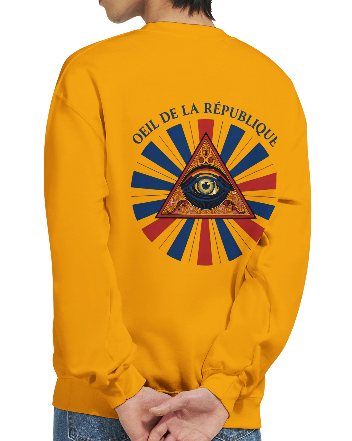 Men's Eye of the Republic Classic Crewneck Sweatshirt | Gildan® 18000