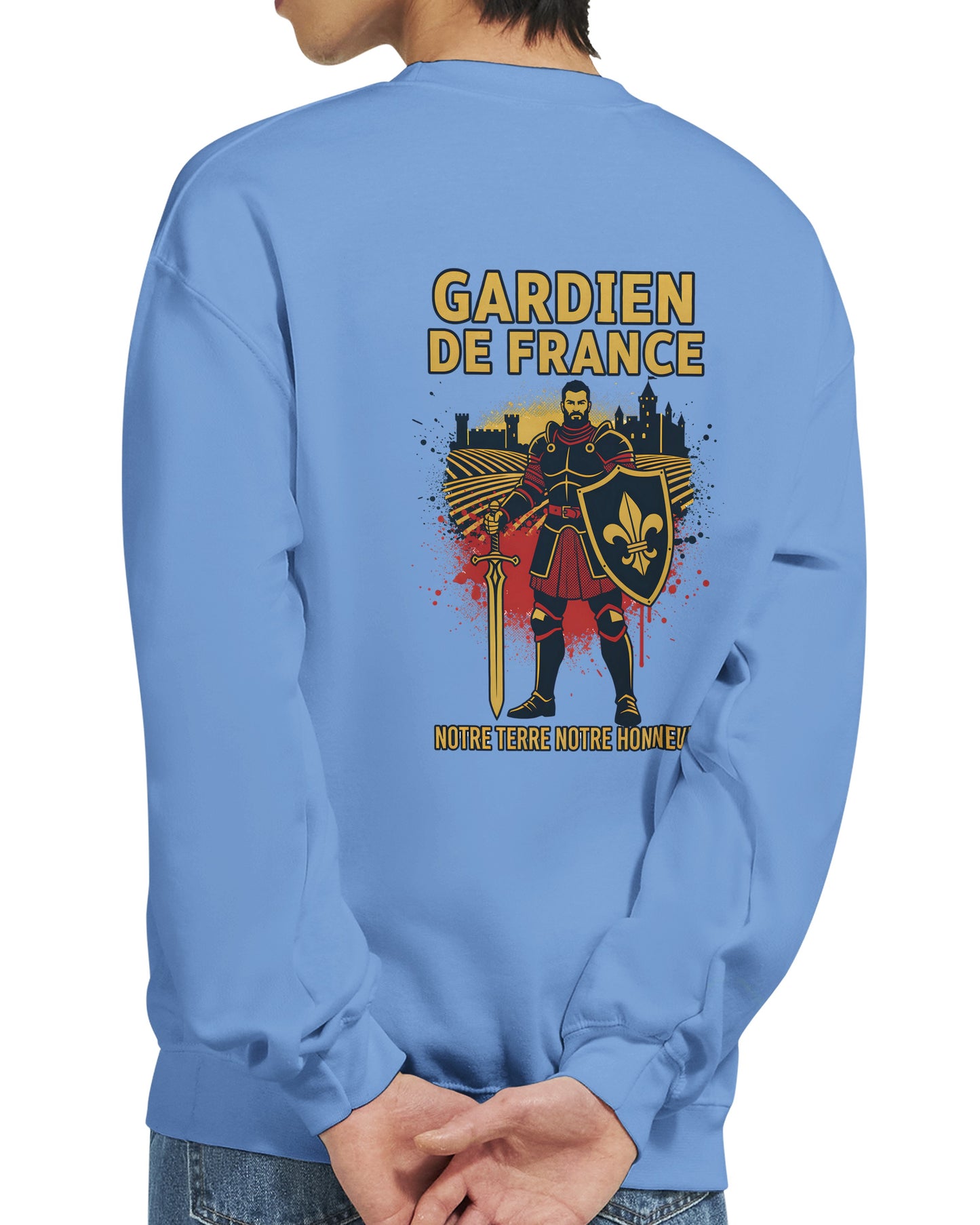 Men's France Goalkeeper Classic Crewneck Sweatshirt | Gildan® 18000