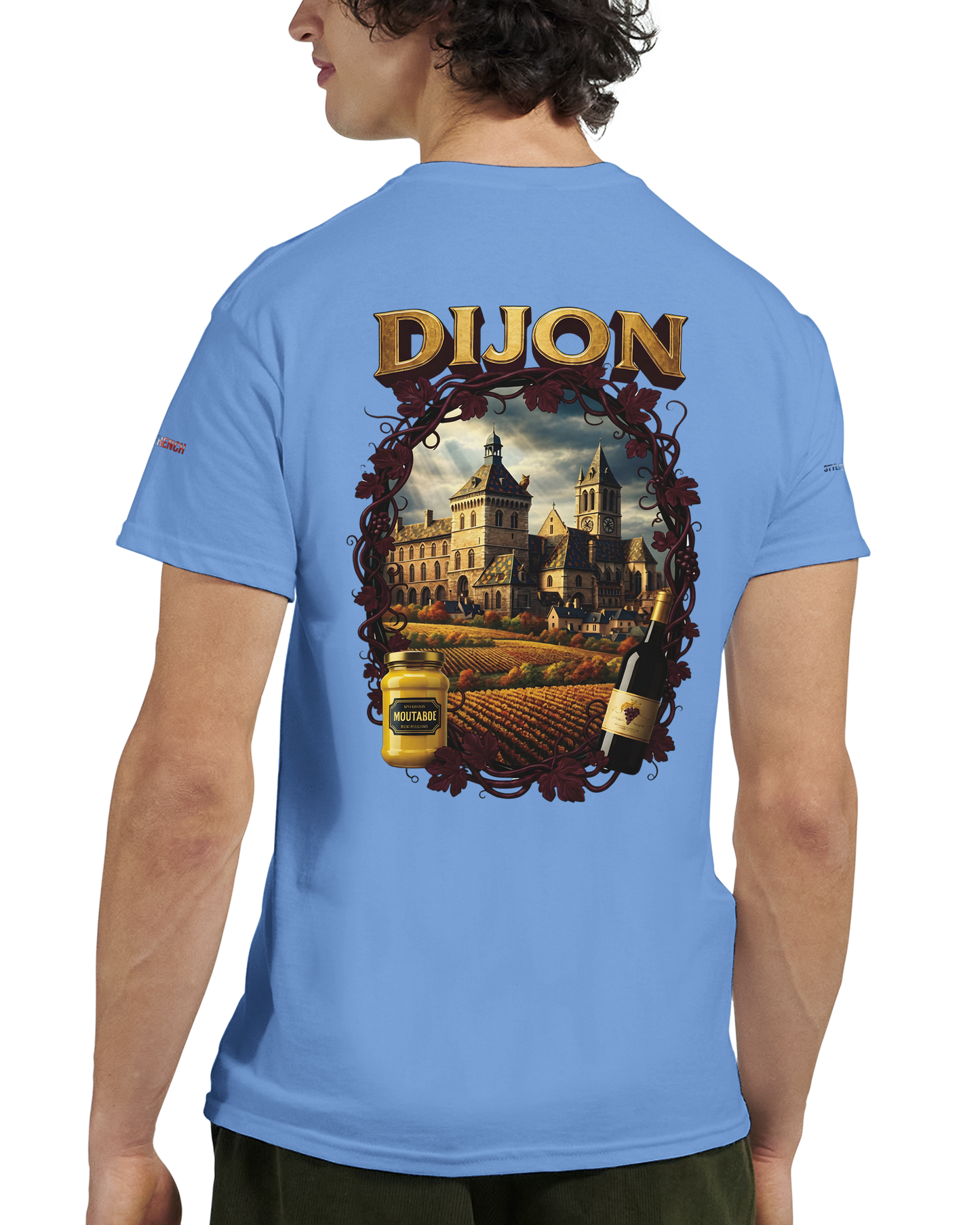 Unisex T-Shirt Dijon Stadt Frankreich dick Rundhals | Gildan® 5000
