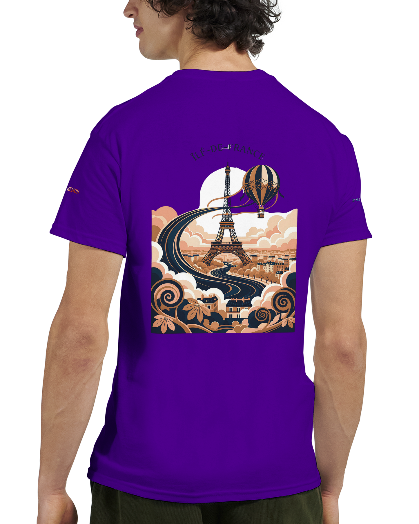 Unisex T-Shirt Île-de-France dick rundhals | Gildan® 5000