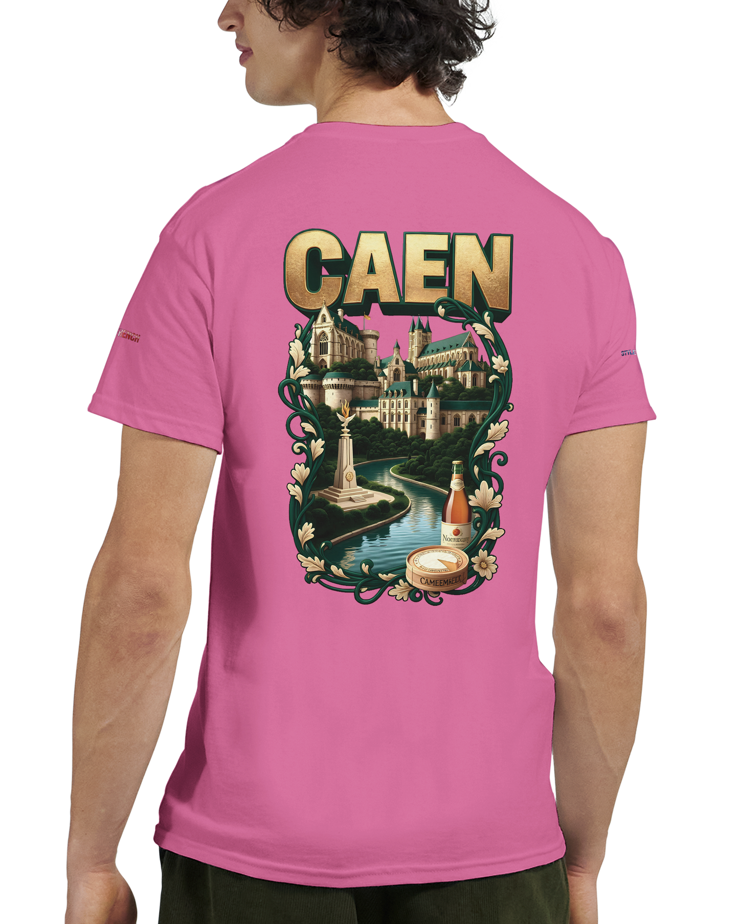 Unisex-T-Shirt Caen Stadt in Frankreich | Gildan® 5000