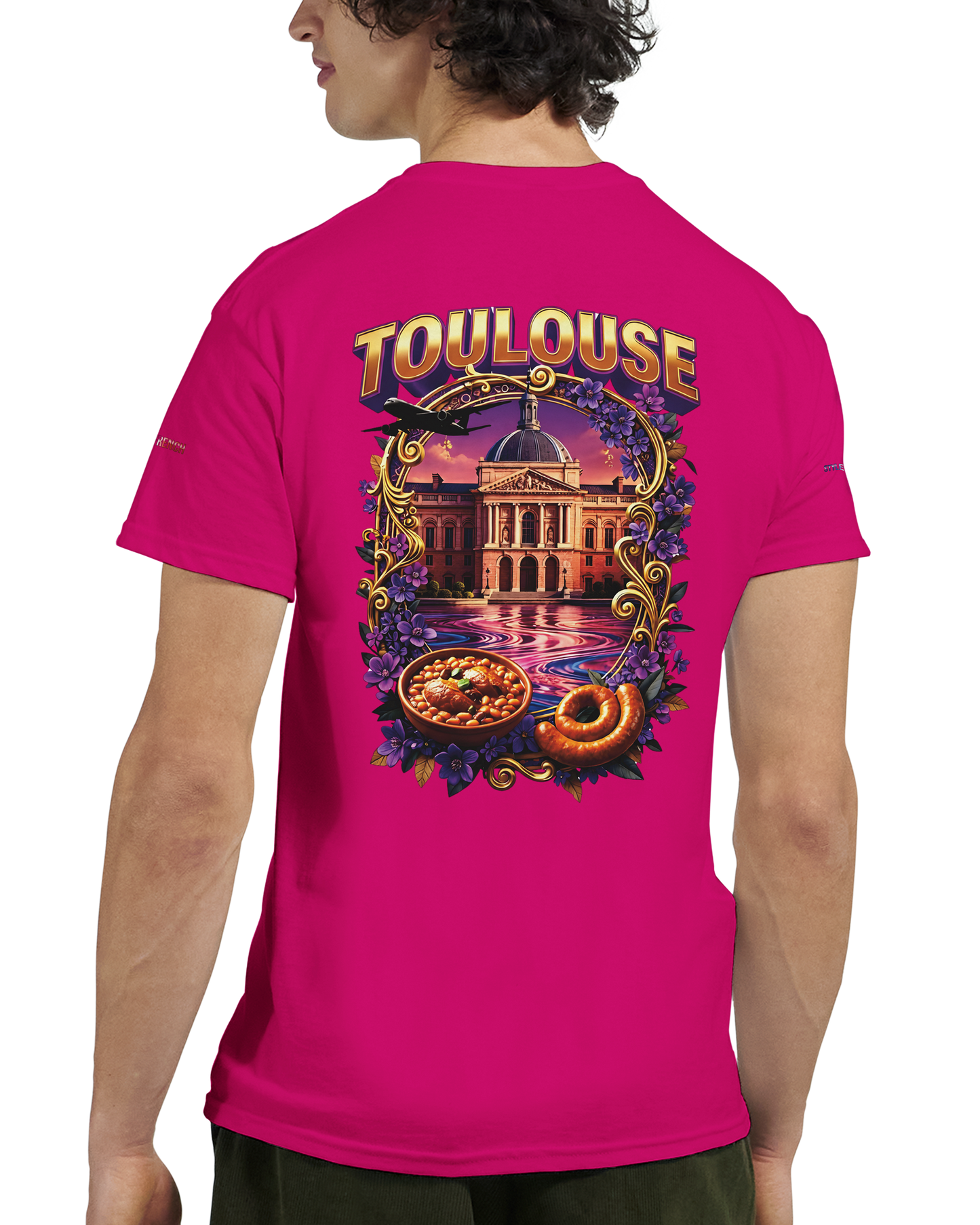 - Unisex Toulouse city of France heavy crewneck t-shirt | Gildan® 5000