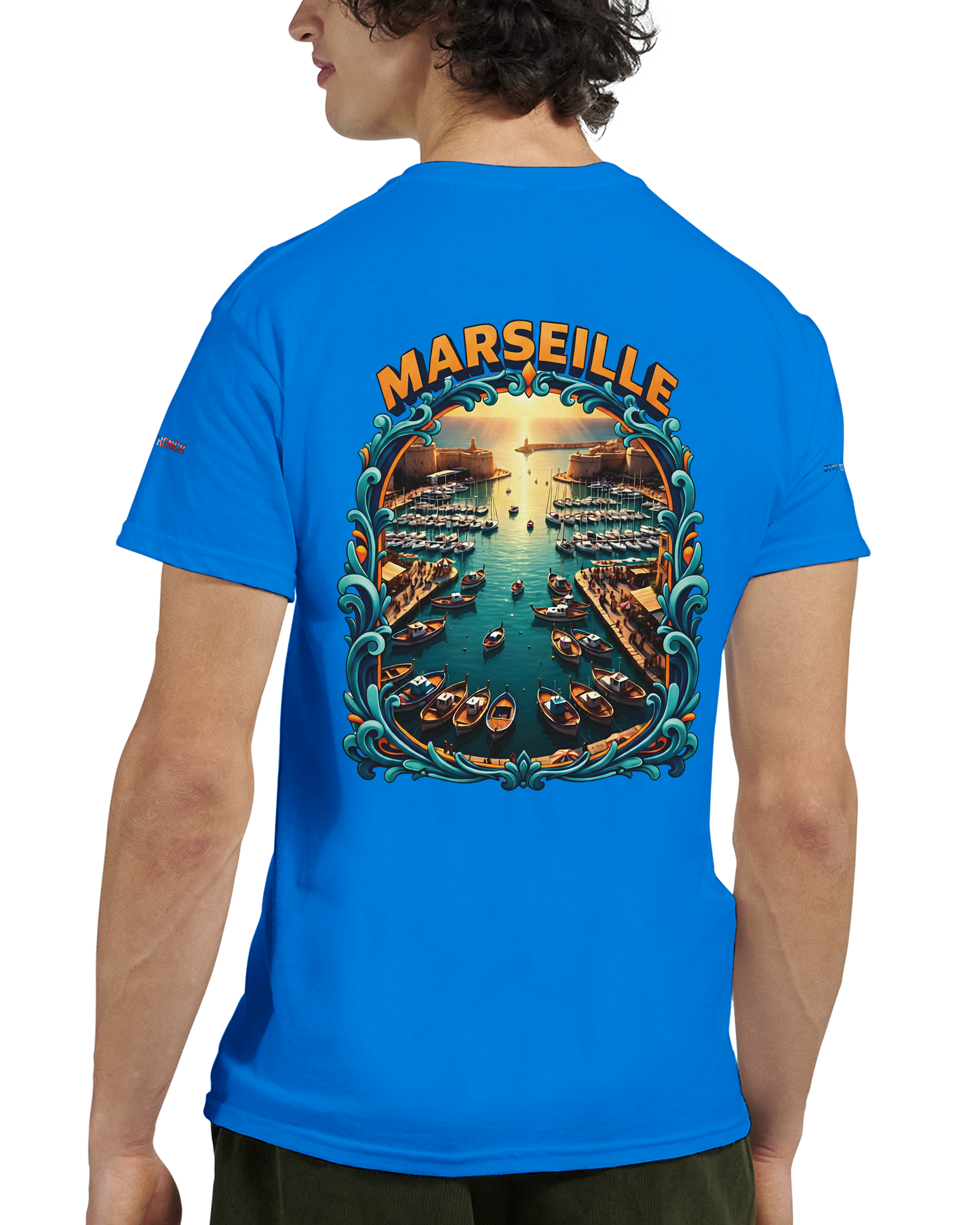 Unisex-T-Shirt Marseille, dick, Rundhalsausschnitt | Gildan® 5000