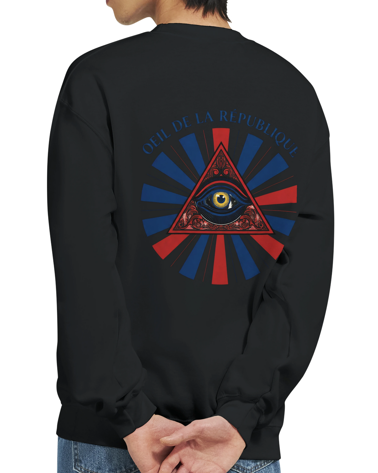 Men's Eye of the Republic Classic Crewneck Sweatshirt | Gildan® 18000