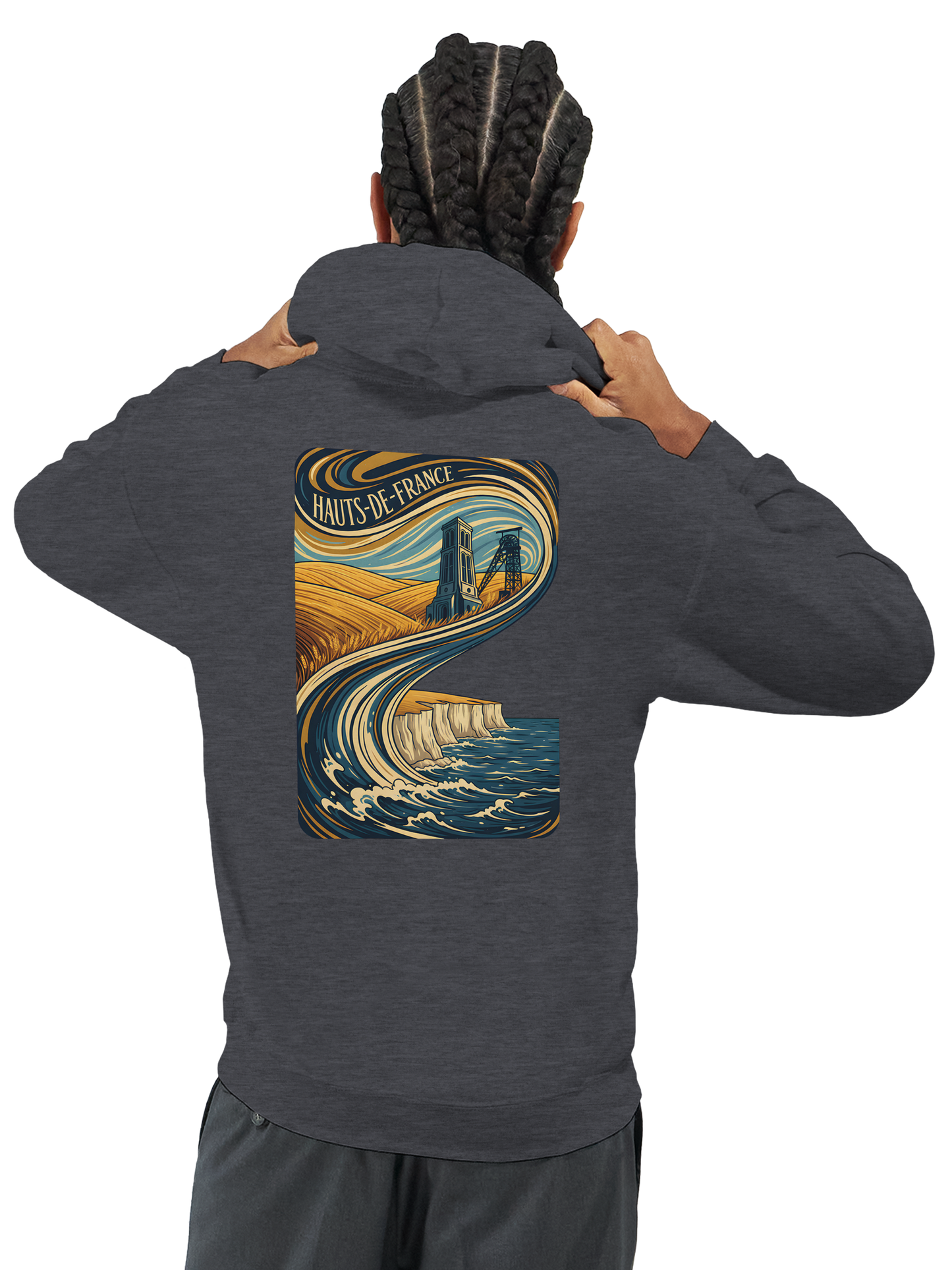 Klassischer Unisex-Hoodie von Top de France | Gildan® 18500