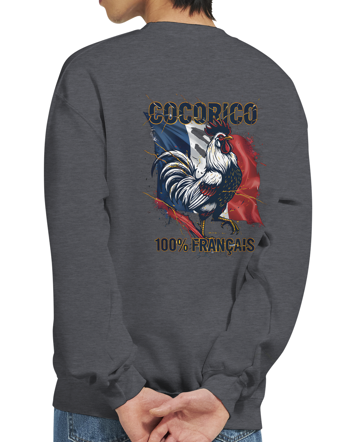 Sweatshirt Cocorico Classic French Style Rundhals | Gildan® 18000