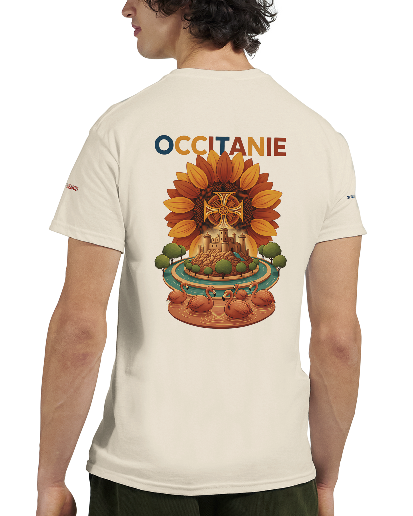 Unisex Occitania T-Shirt, dick, Rundhalsausschnitt | Gildan® 5000