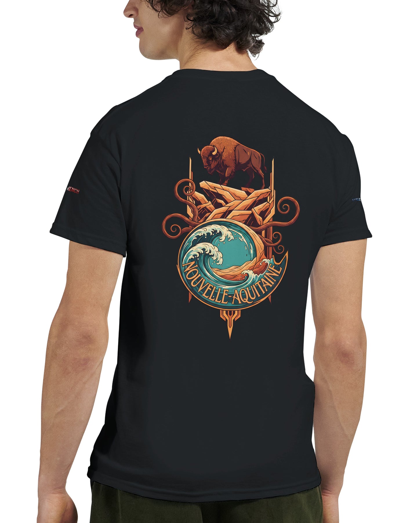 T-Shirt Neu-Aquitanien, dick, Rundhalsausschnitt | Gildan® 5000