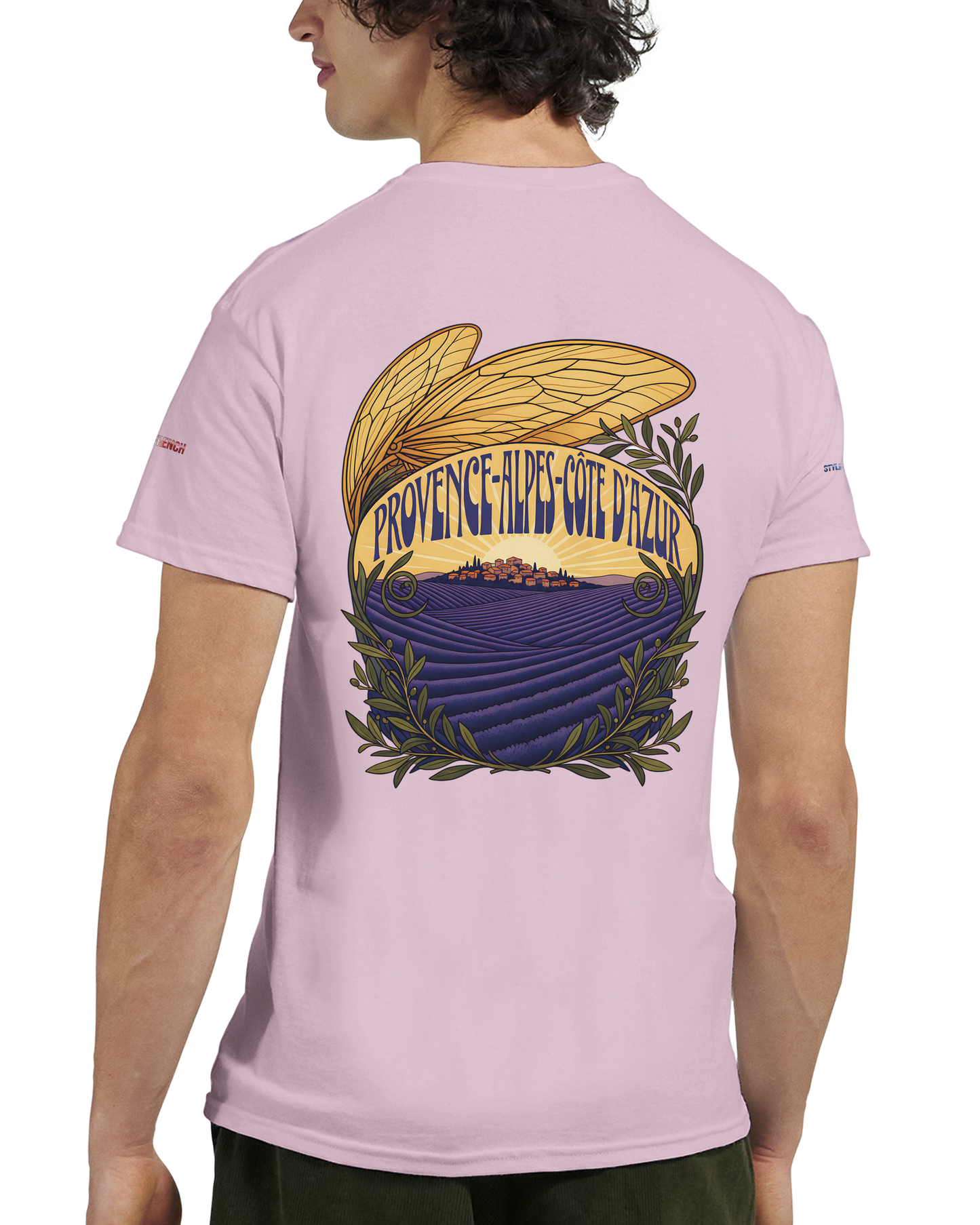 Unisex T-Shirt Provence-Alpes-Côte d'Azur, schwerer Rundhalsausschnitt | Gildan® 5000