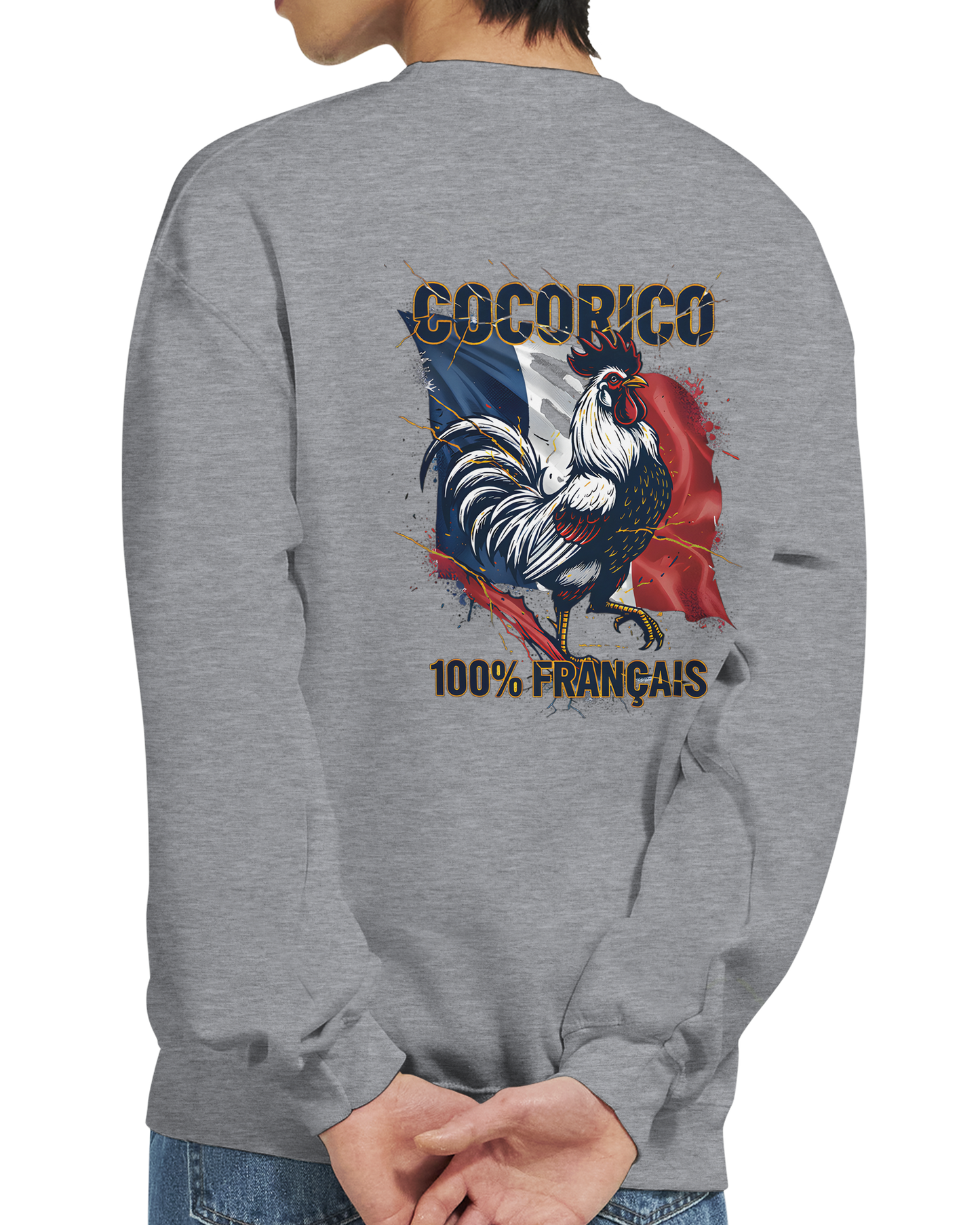 Sweatshirt Cocorico Classic French Style Rundhals | Gildan® 18000
