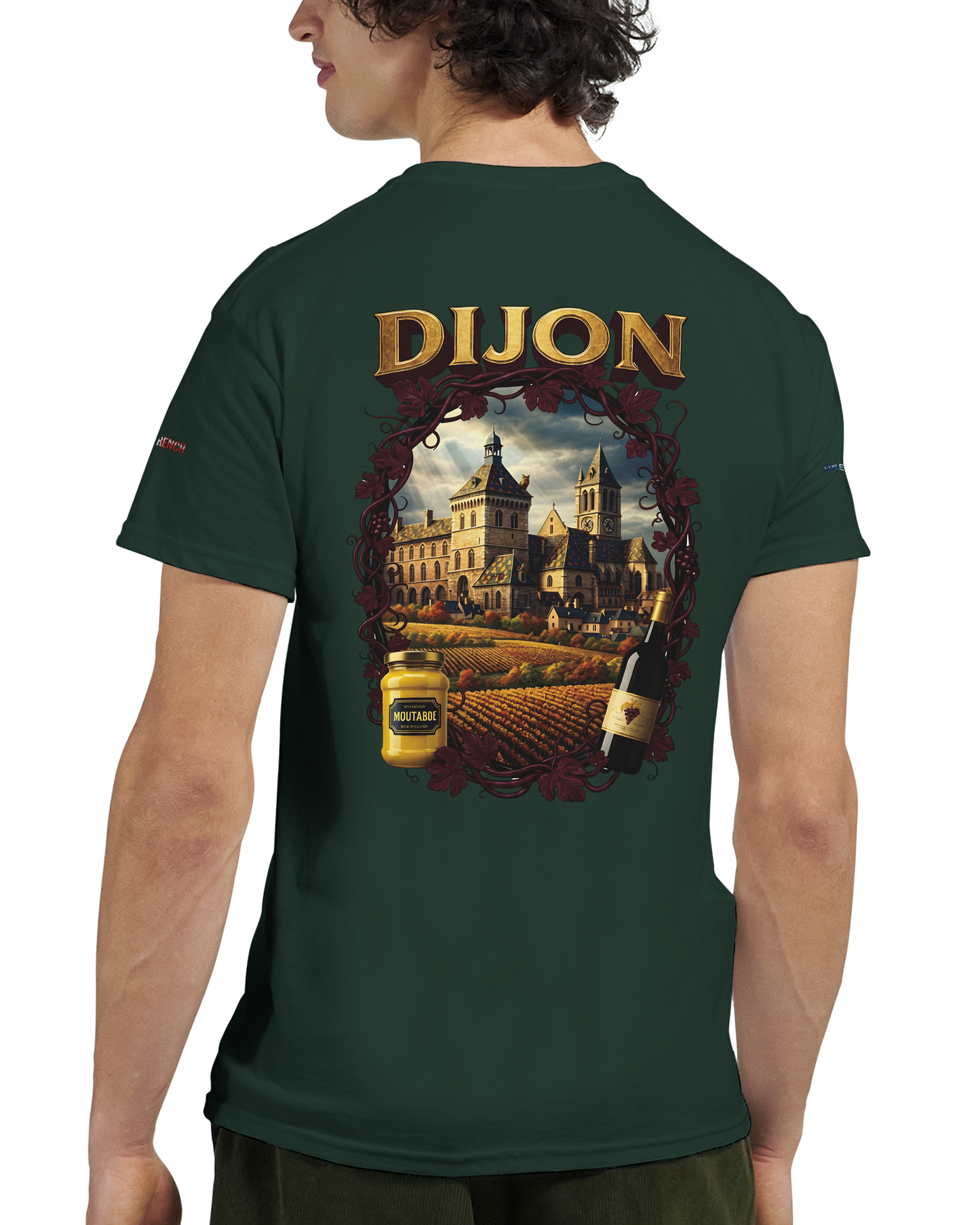 Unisex T-Shirt Dijon Stadt Frankreich dick Rundhals | Gildan® 5000