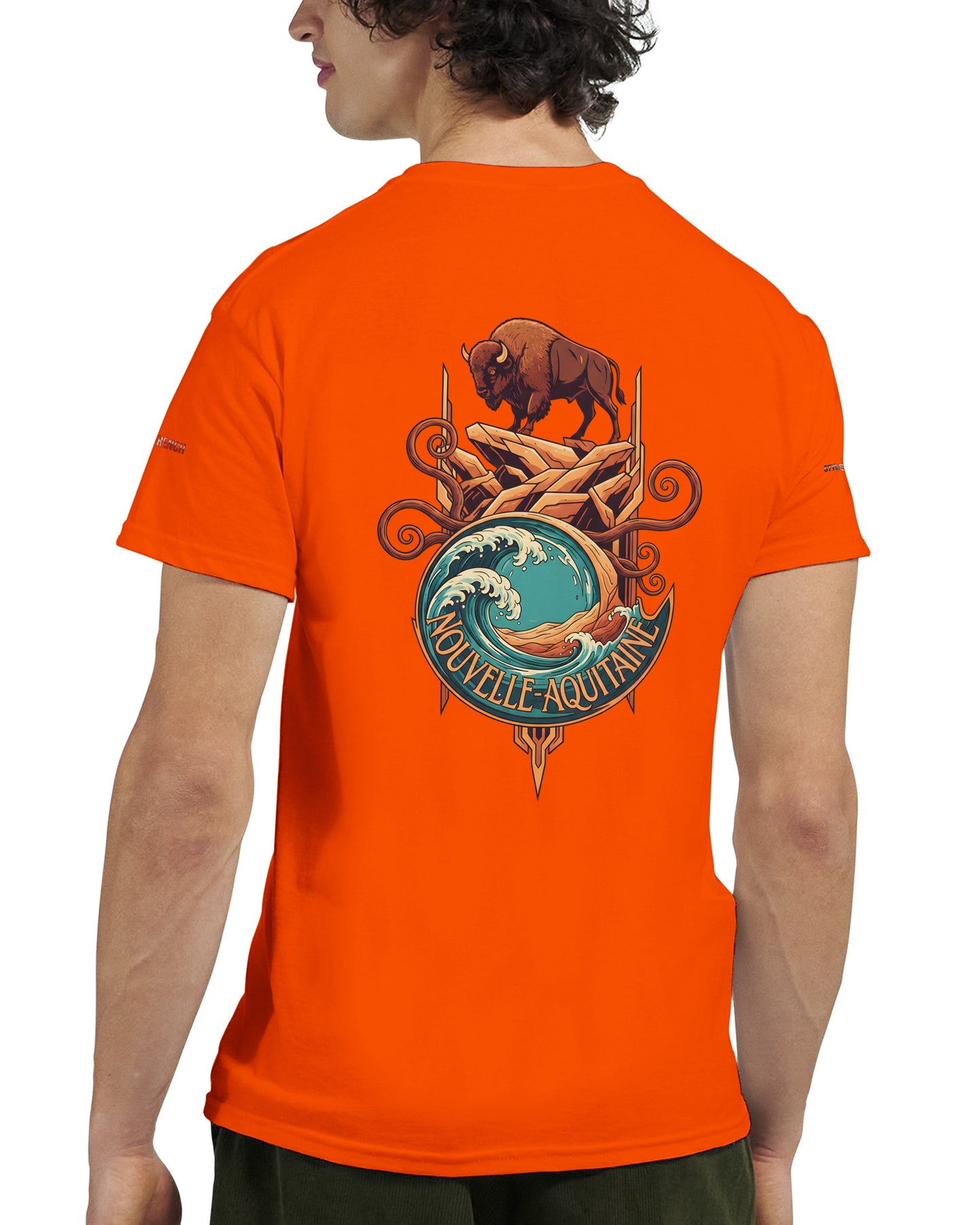 T-Shirt Neu-Aquitanien, dick, Rundhalsausschnitt | Gildan® 5000
