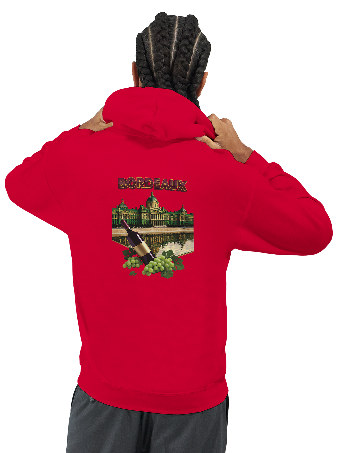 Unisex-Hoodie Bordeaux Stadt Frankreich klassisch | Gildan® 18500