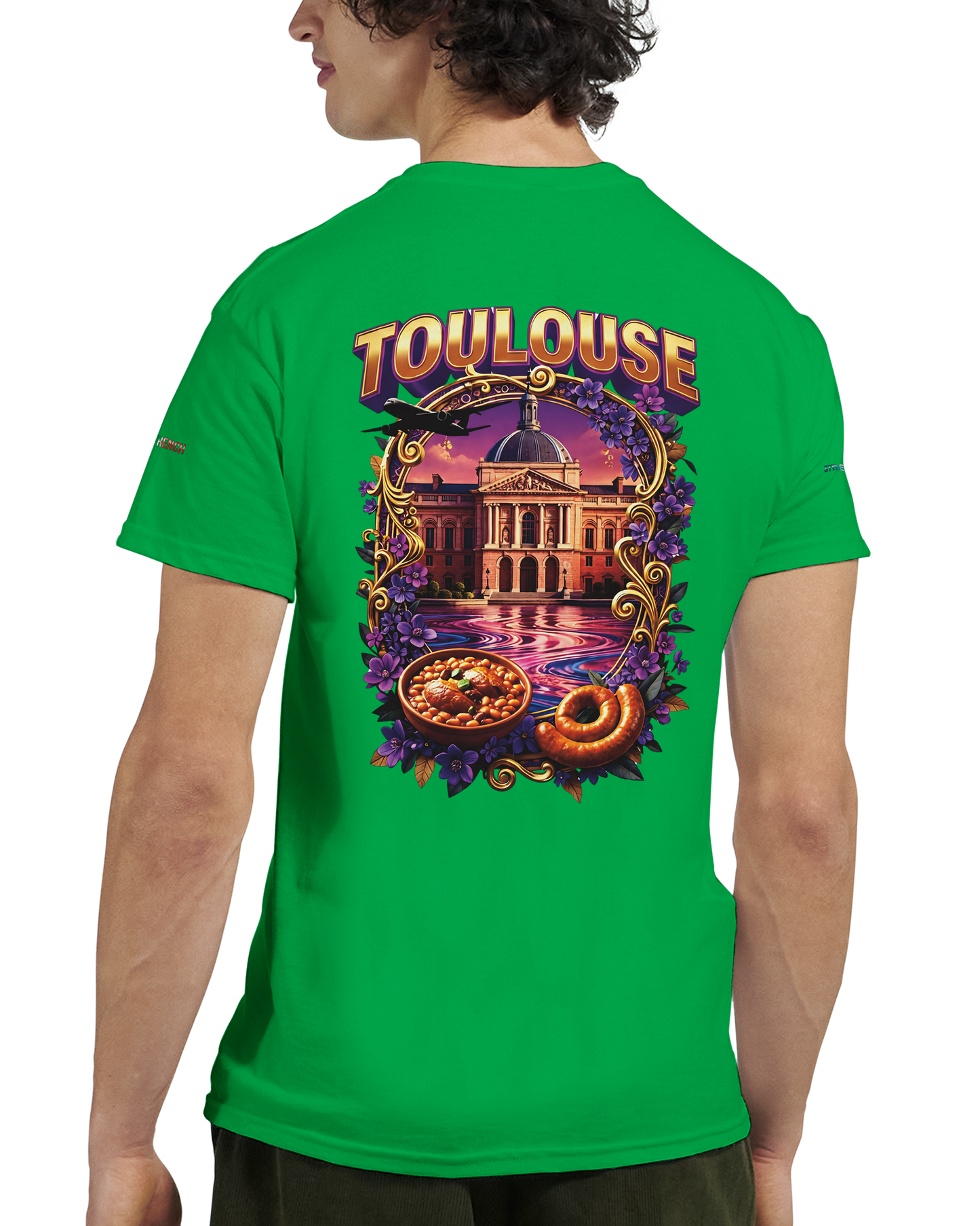 - Unisex Toulouse city of France heavy crewneck t-shirt | Gildan® 5000