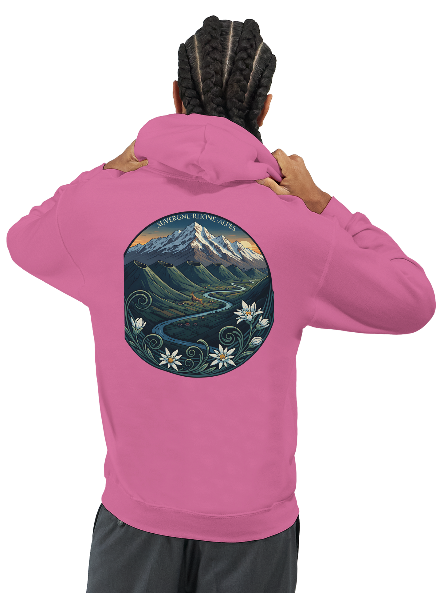 Klassischer Unisex-Kapuzenpullover Auvergne-Rhône-Alpes | Gildan® 18500