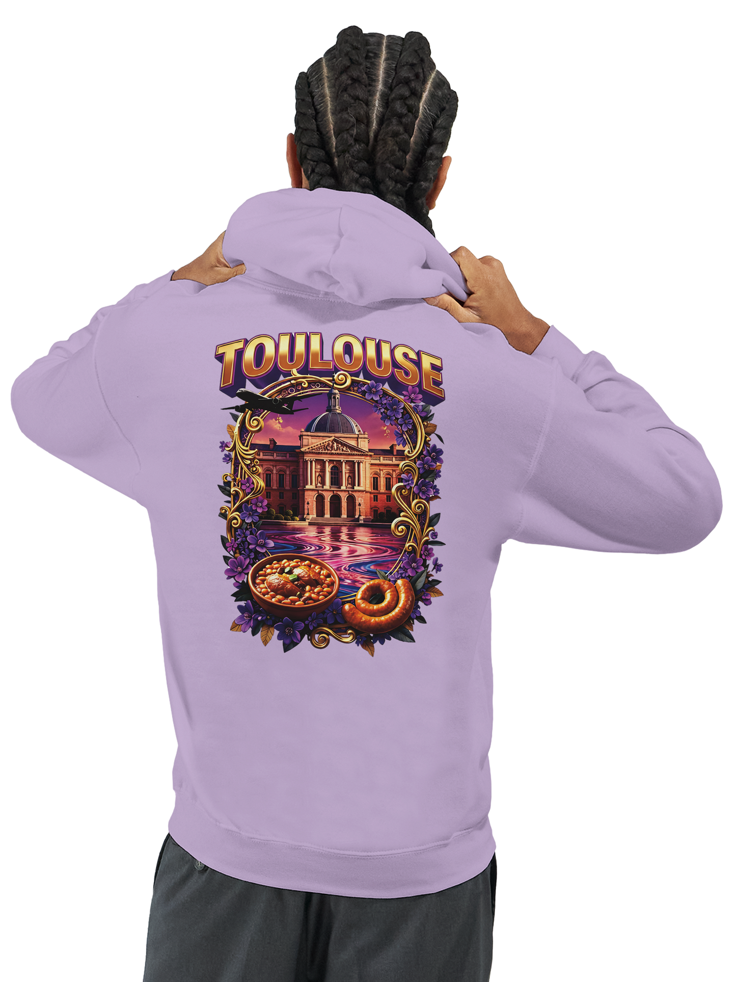 Unisex-Kapuzenpullover Toulouse Stadt Frankreich klassisch | Gildan® 18500
