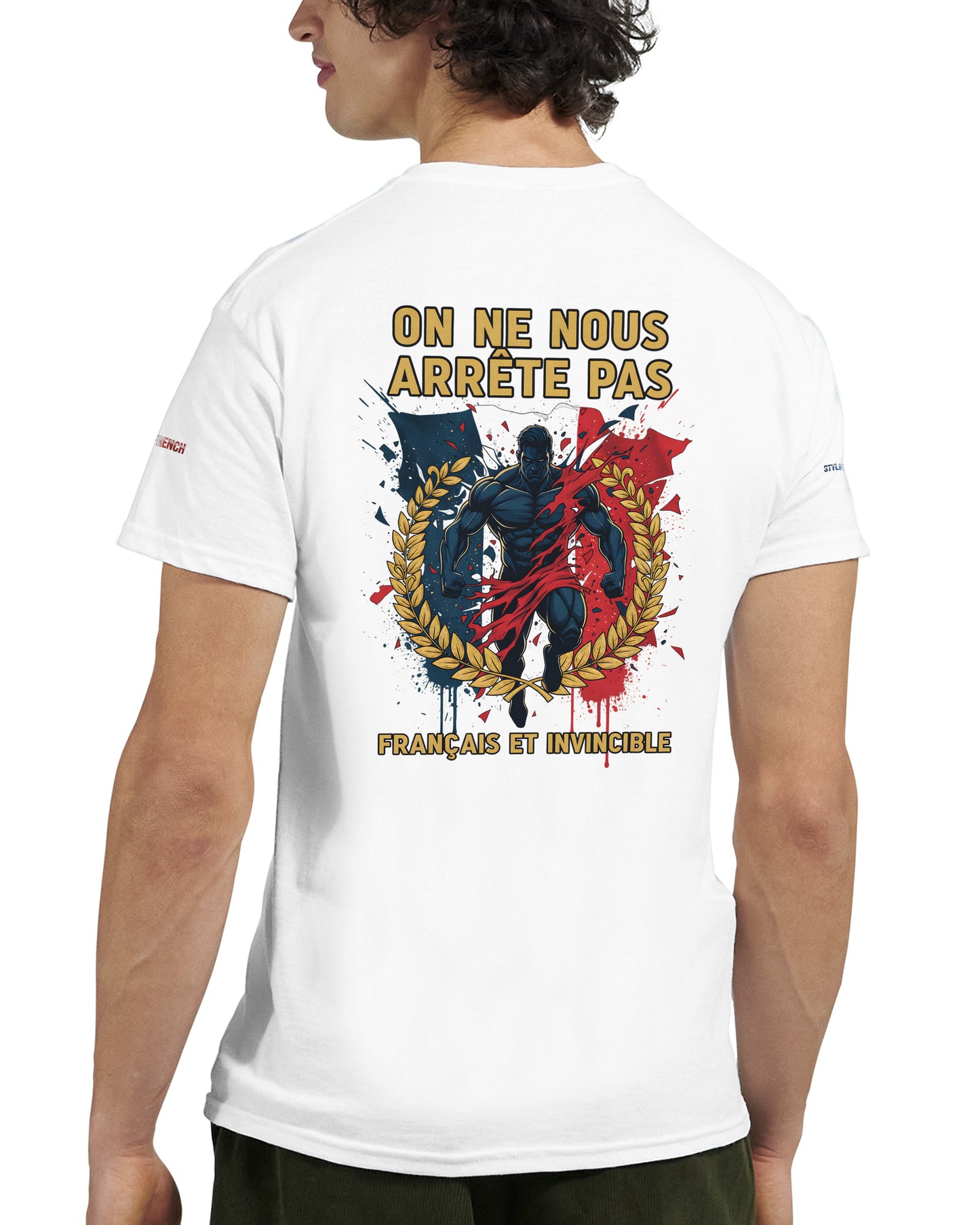 Men's "Can't Stop Us" French Style Heavyweight Crewneck T-shirt | Gildan® 5000