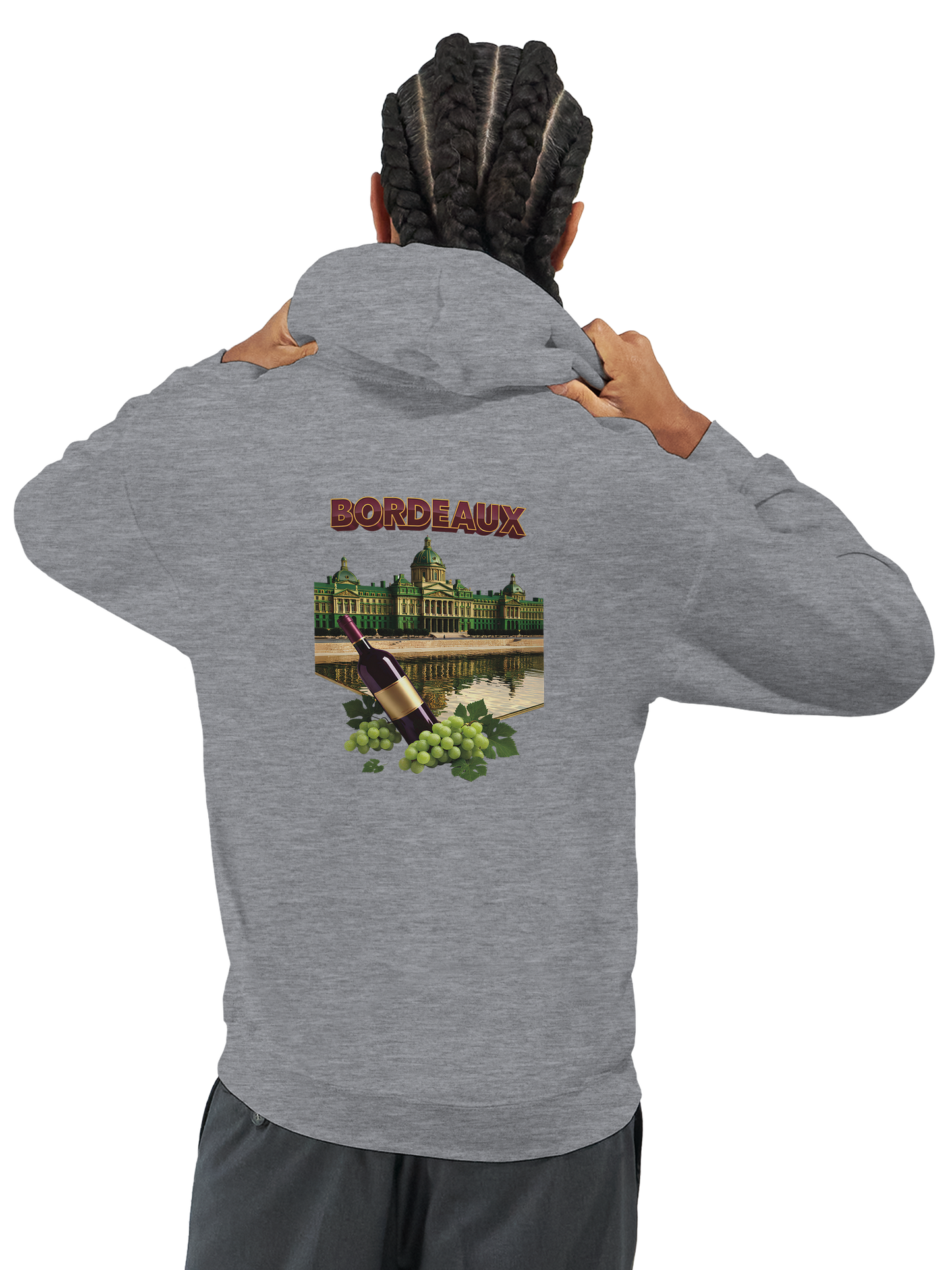 Unisex-Hoodie Bordeaux Stadt Frankreich klassisch | Gildan® 18500