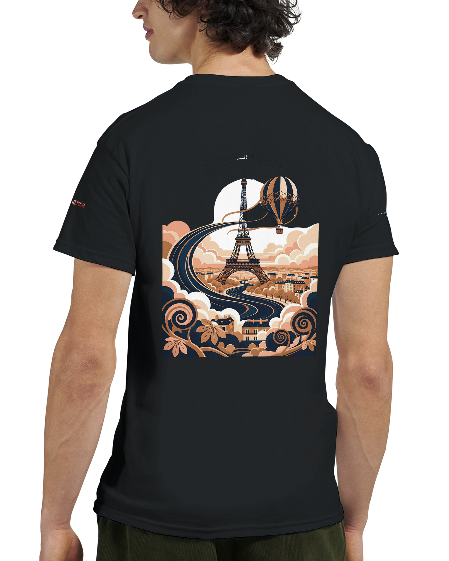 Unisex T-Shirt Île-de-France dick rundhals | Gildan® 5000