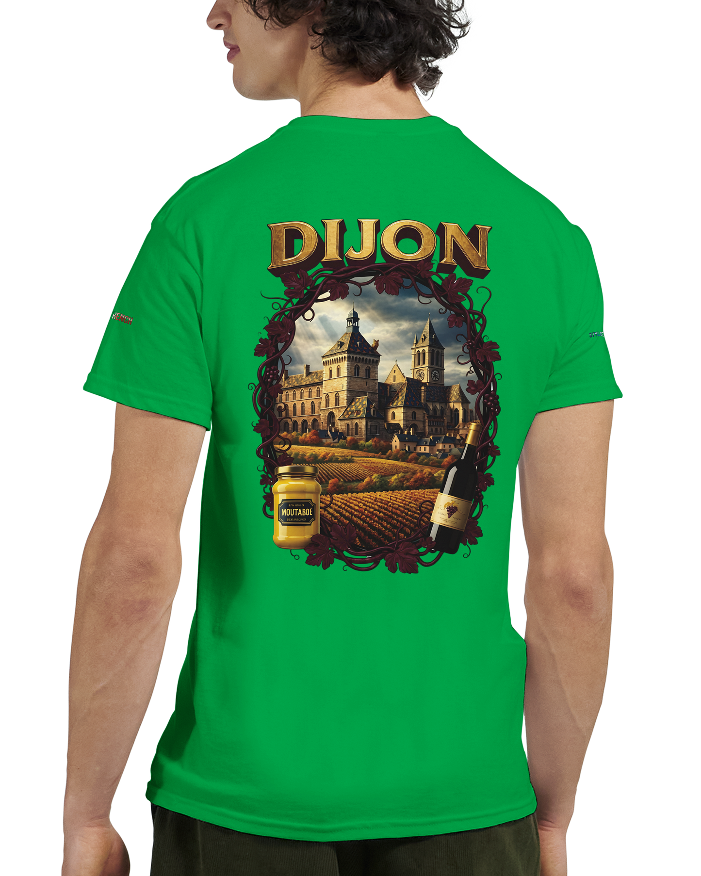 Unisex T-Shirt Dijon Stadt Frankreich dick Rundhals | Gildan® 5000