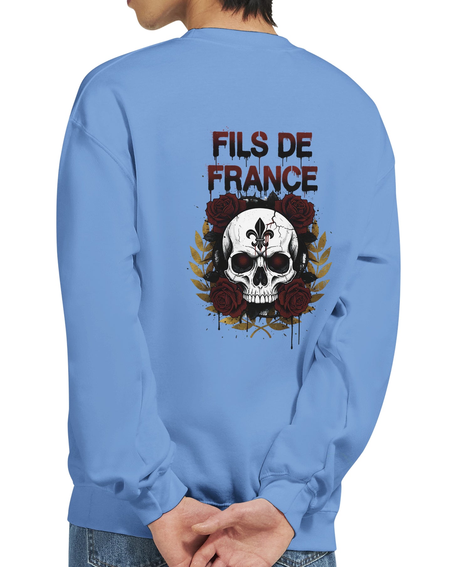 Sweatshirt Fils de France Herren French Style Klassisch Rundhals | Gildan® 18000
