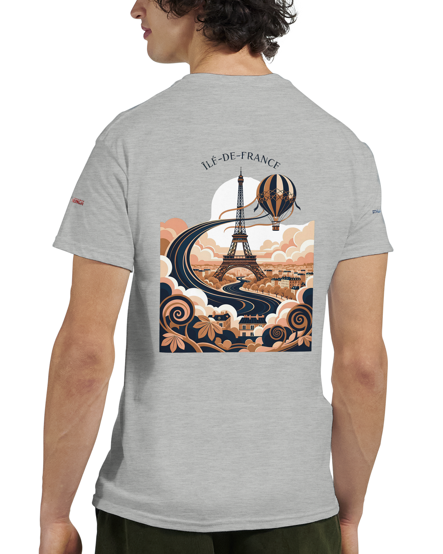 Unisex T-Shirt Île-de-France dick rundhals | Gildan® 5000