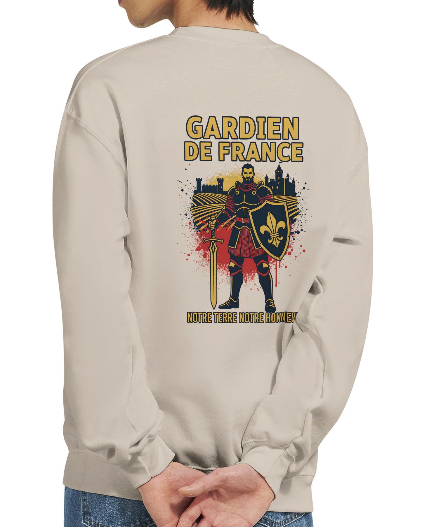 Men's France Goalkeeper Classic Crewneck Sweatshirt | Gildan® 18000
