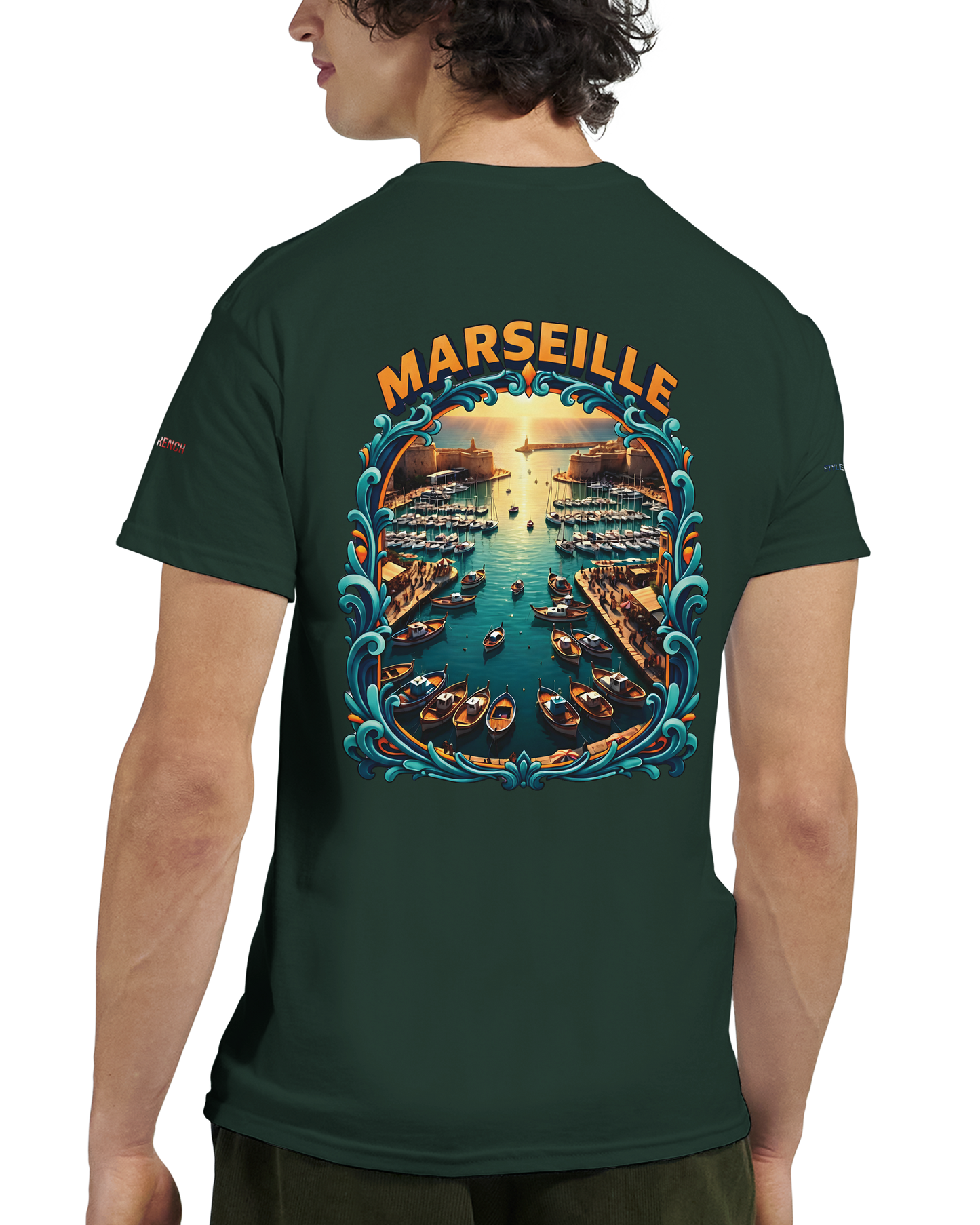 Unisex-T-Shirt Marseille, dick, Rundhalsausschnitt | Gildan® 5000