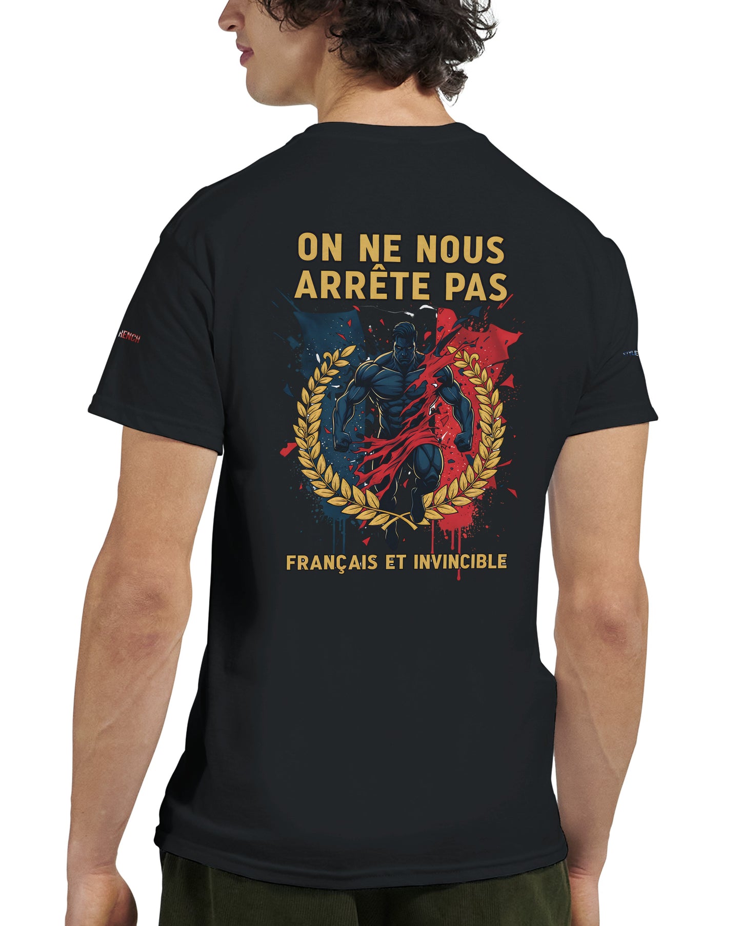 Men's "Can't Stop Us" French Style Heavyweight Crewneck T-shirt | Gildan® 5000
