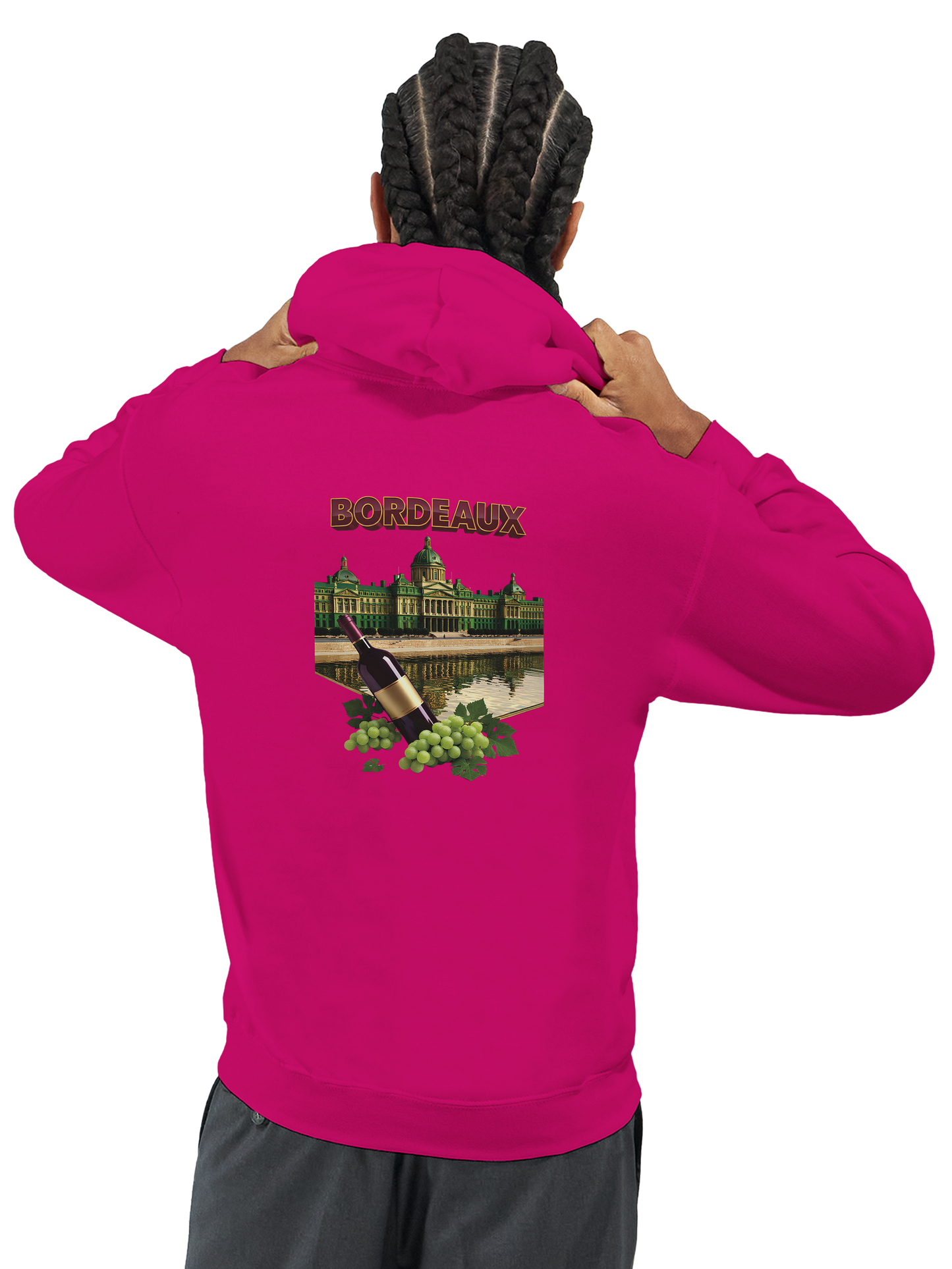 Unisex-Hoodie Bordeaux Stadt Frankreich klassisch | Gildan® 18500
