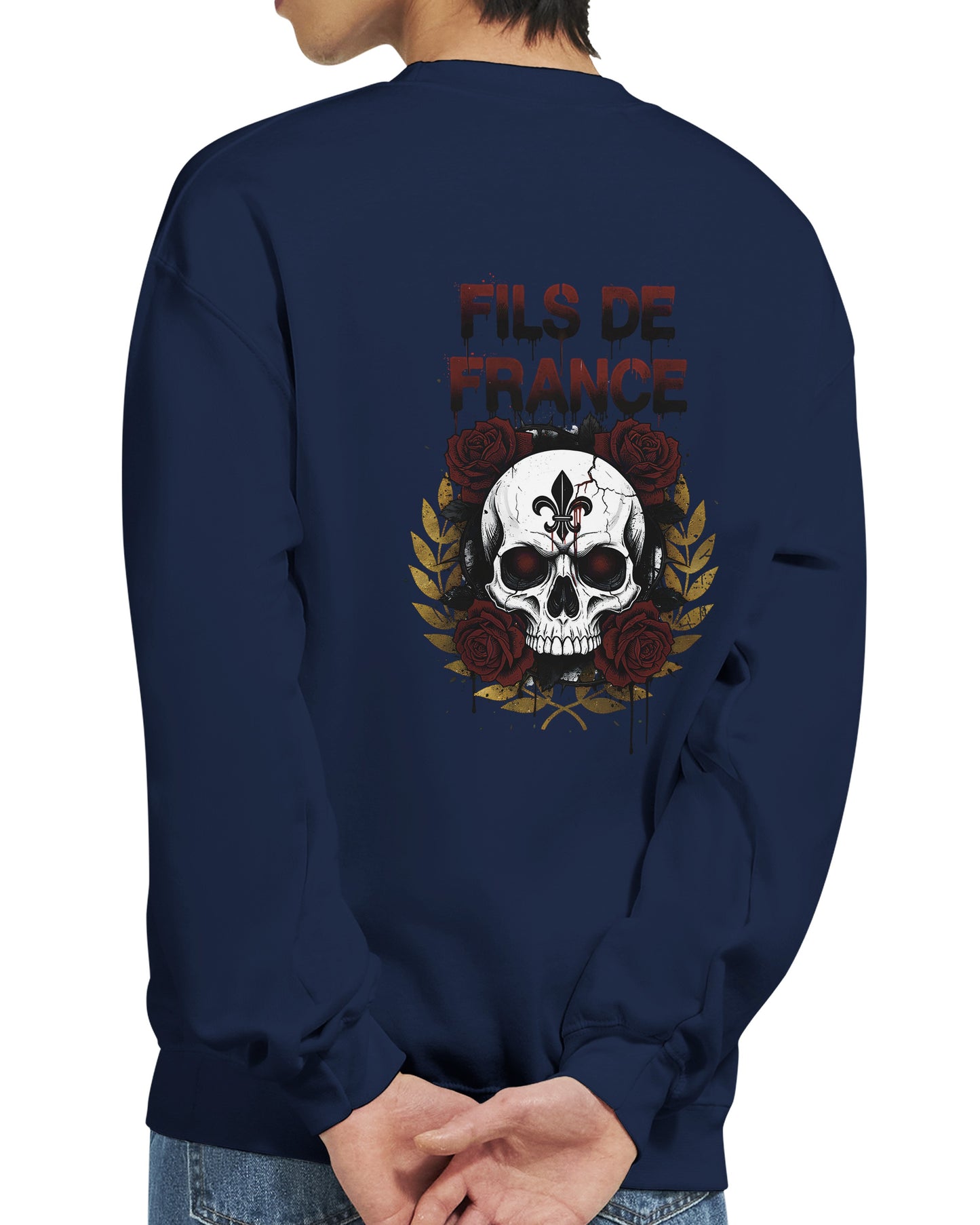 Sweatshirt Fils de France Herren French Style Klassisch Rundhals | Gildan® 18000