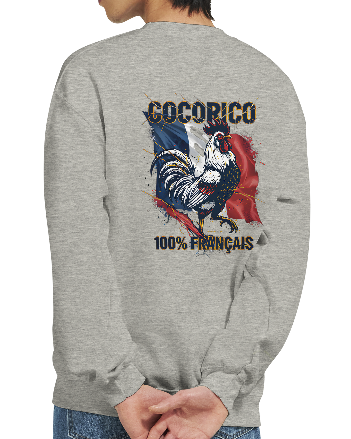 Sweatshirt Cocorico Classic French Style Rundhals | Gildan® 18000