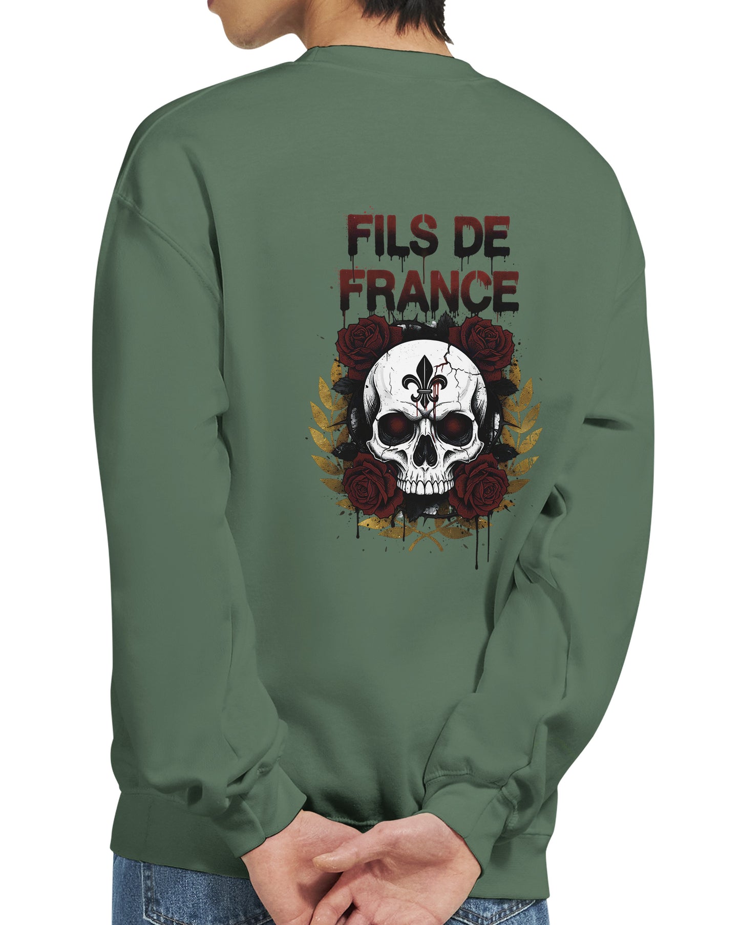 Sweatshirt Fils de France Herren French Style Klassisch Rundhals | Gildan® 18000