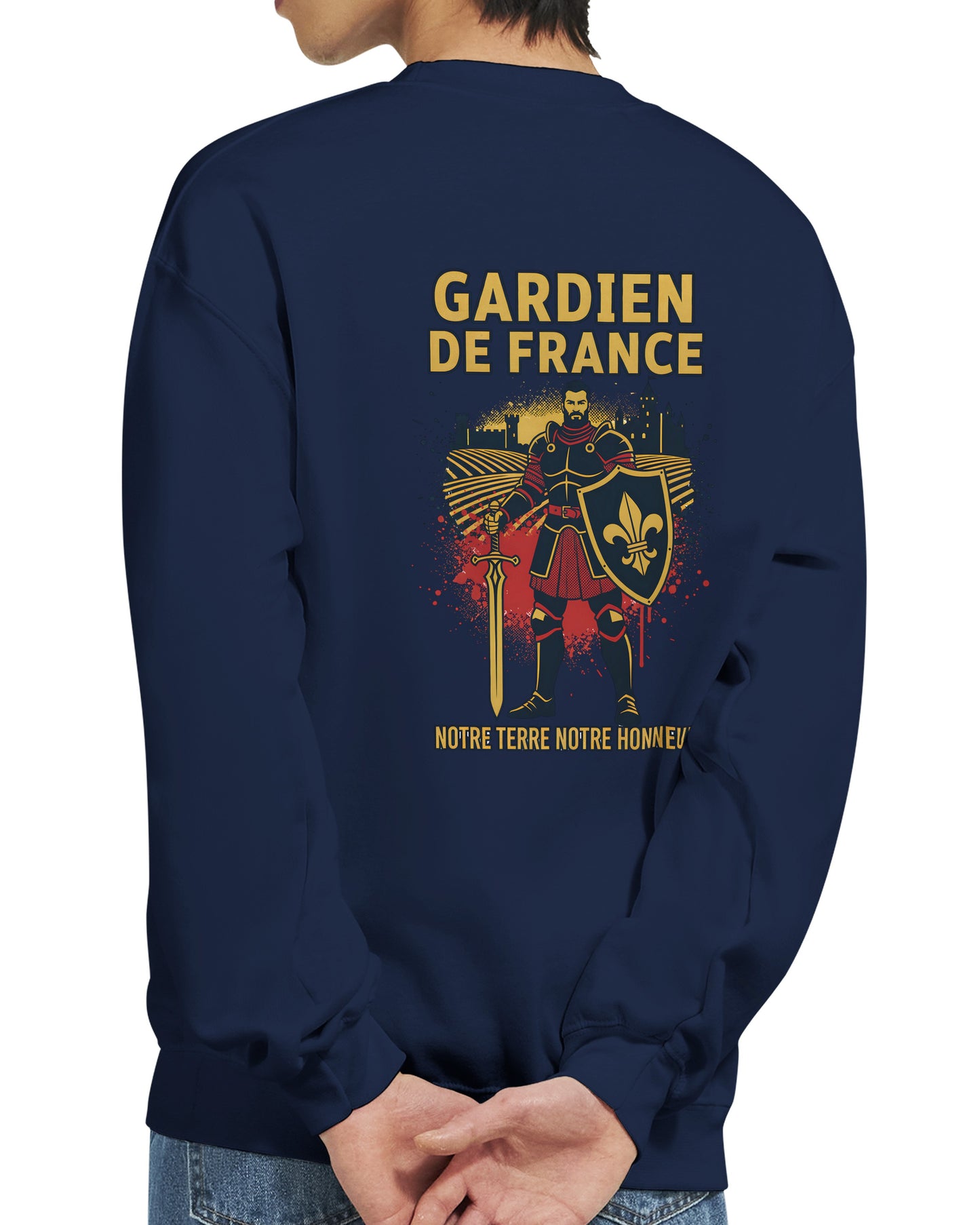 Men's France Goalkeeper Classic Crewneck Sweatshirt | Gildan® 18000