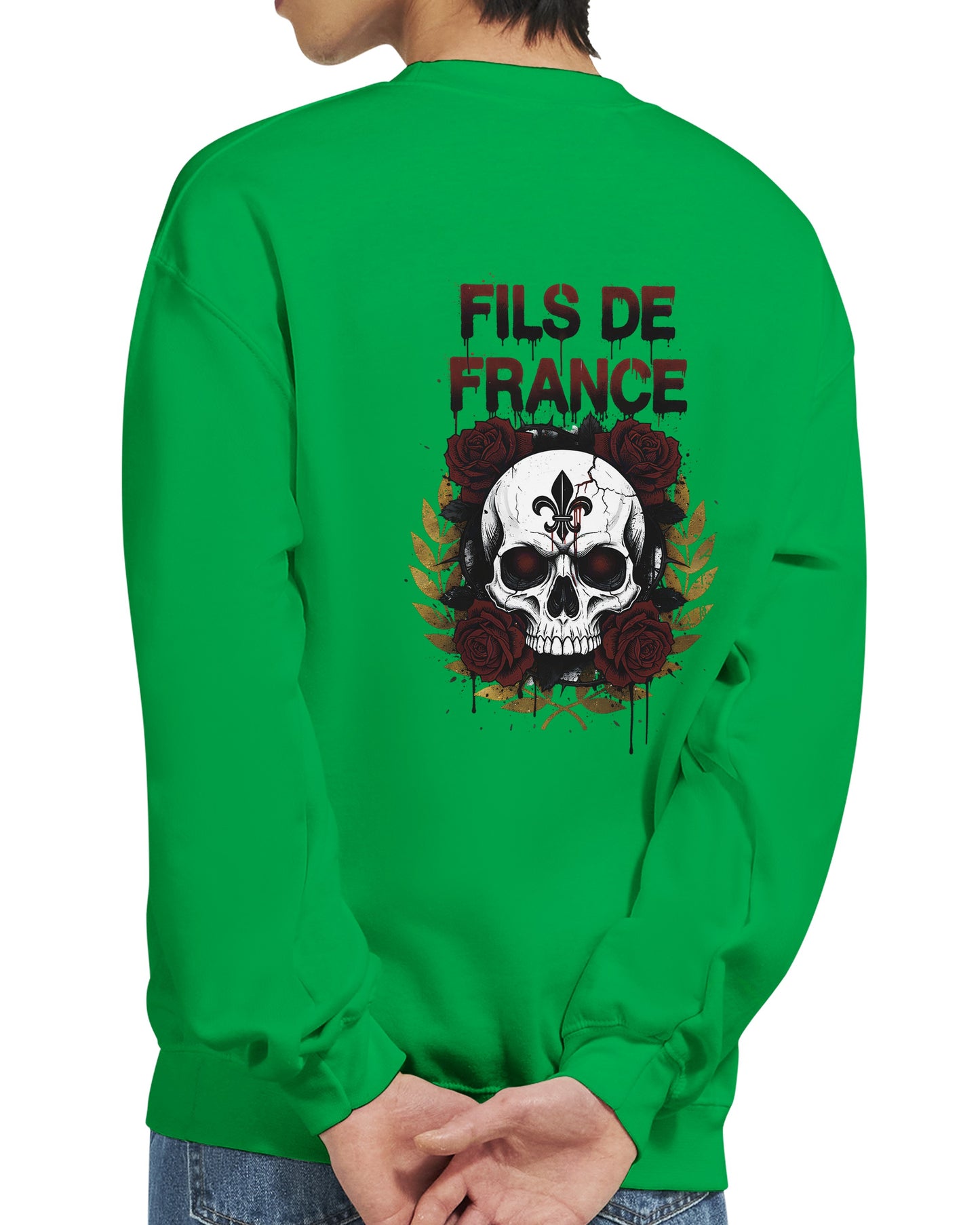 Sweatshirt Fils de France Herren French Style Klassisch Rundhals | Gildan® 18000