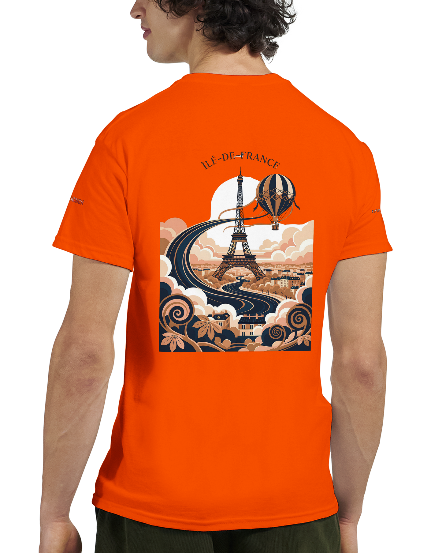 Unisex T-Shirt Île-de-France dick rundhals | Gildan® 5000