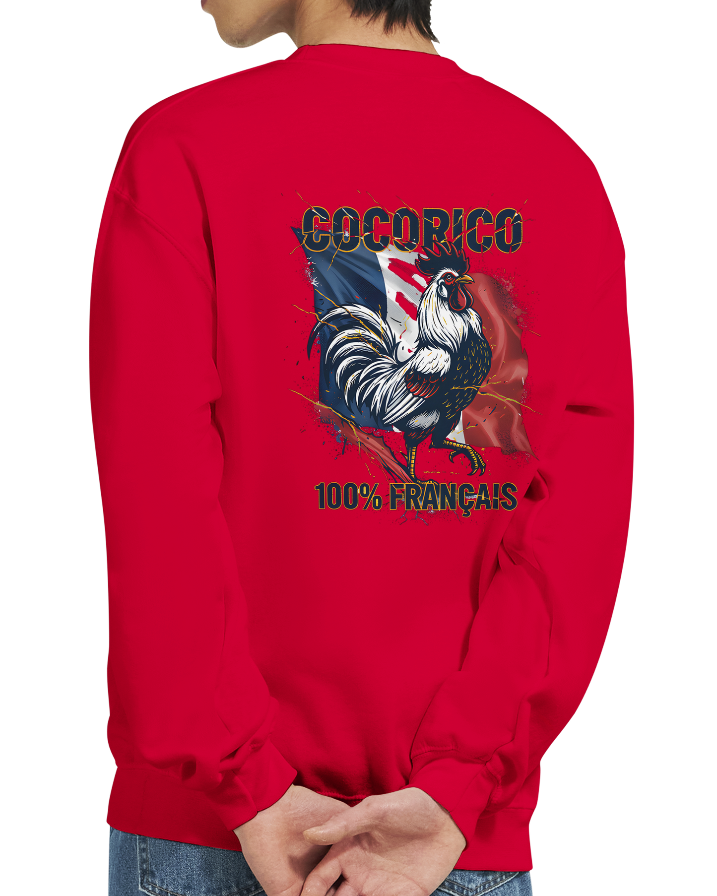 Sweatshirt Cocorico Classic French Style Rundhals | Gildan® 18000