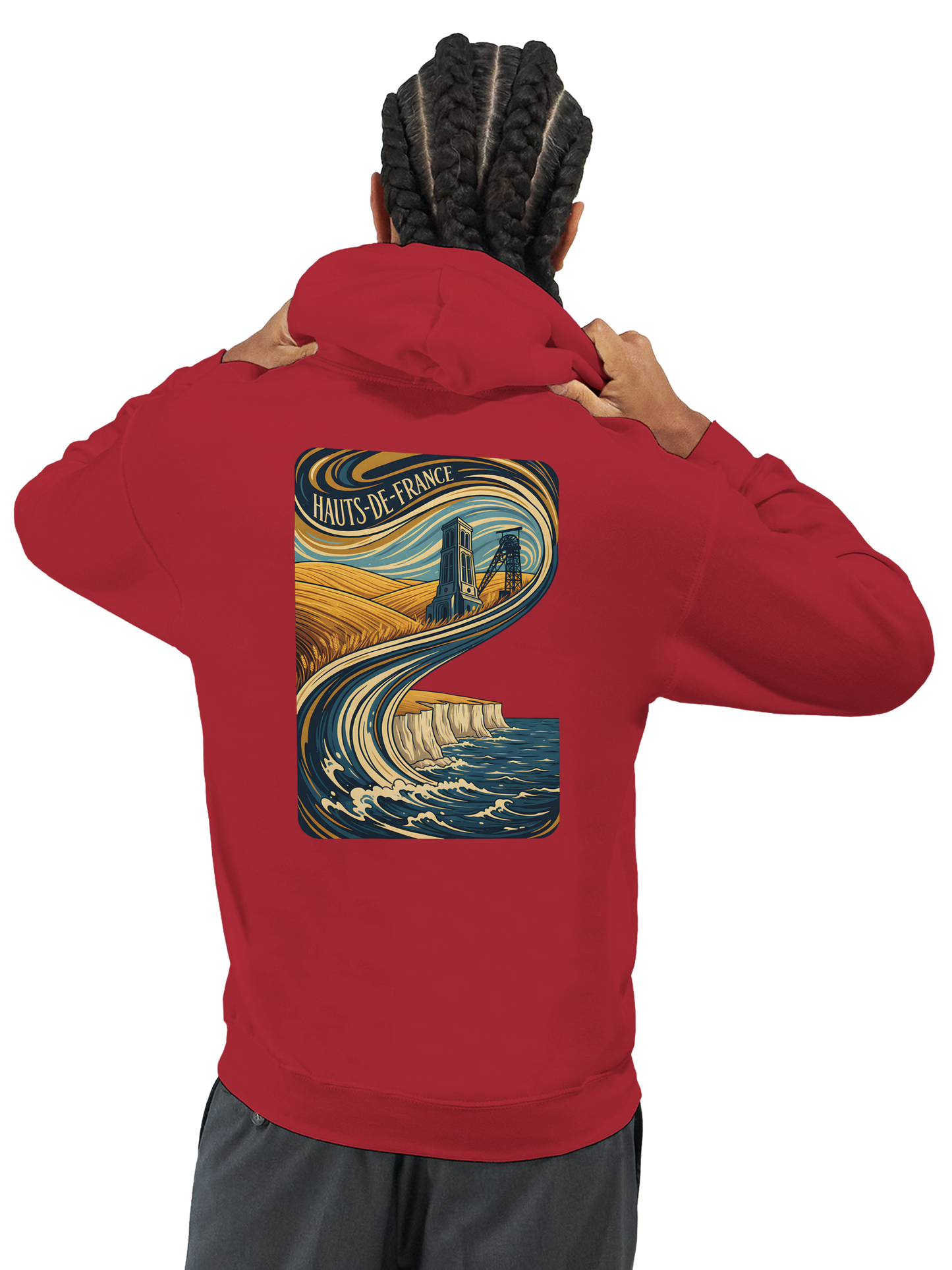 Klassischer Unisex-Hoodie von Top de France | Gildan® 18500
