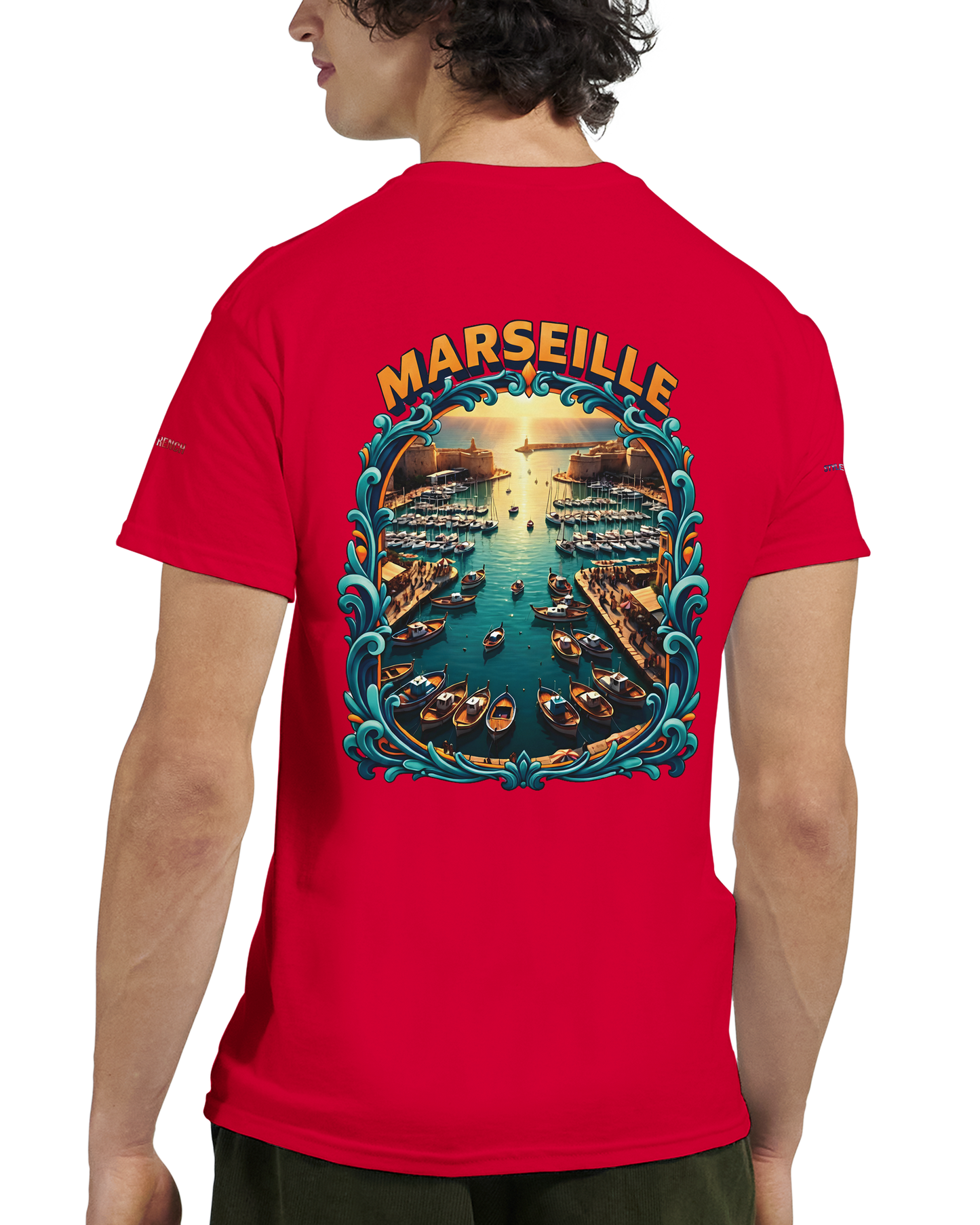 Unisex-T-Shirt Marseille, dick, Rundhalsausschnitt | Gildan® 5000