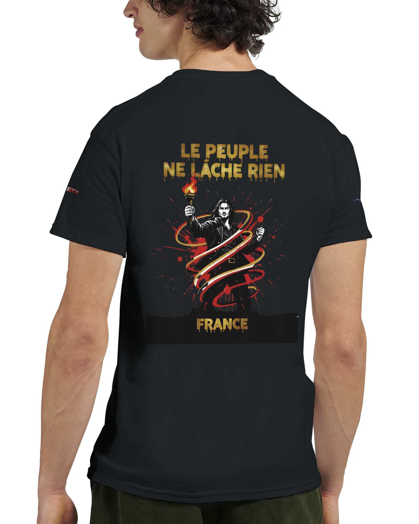 T-shirt Homme Le Peuple Ne Lâche Rien - Coton Premium