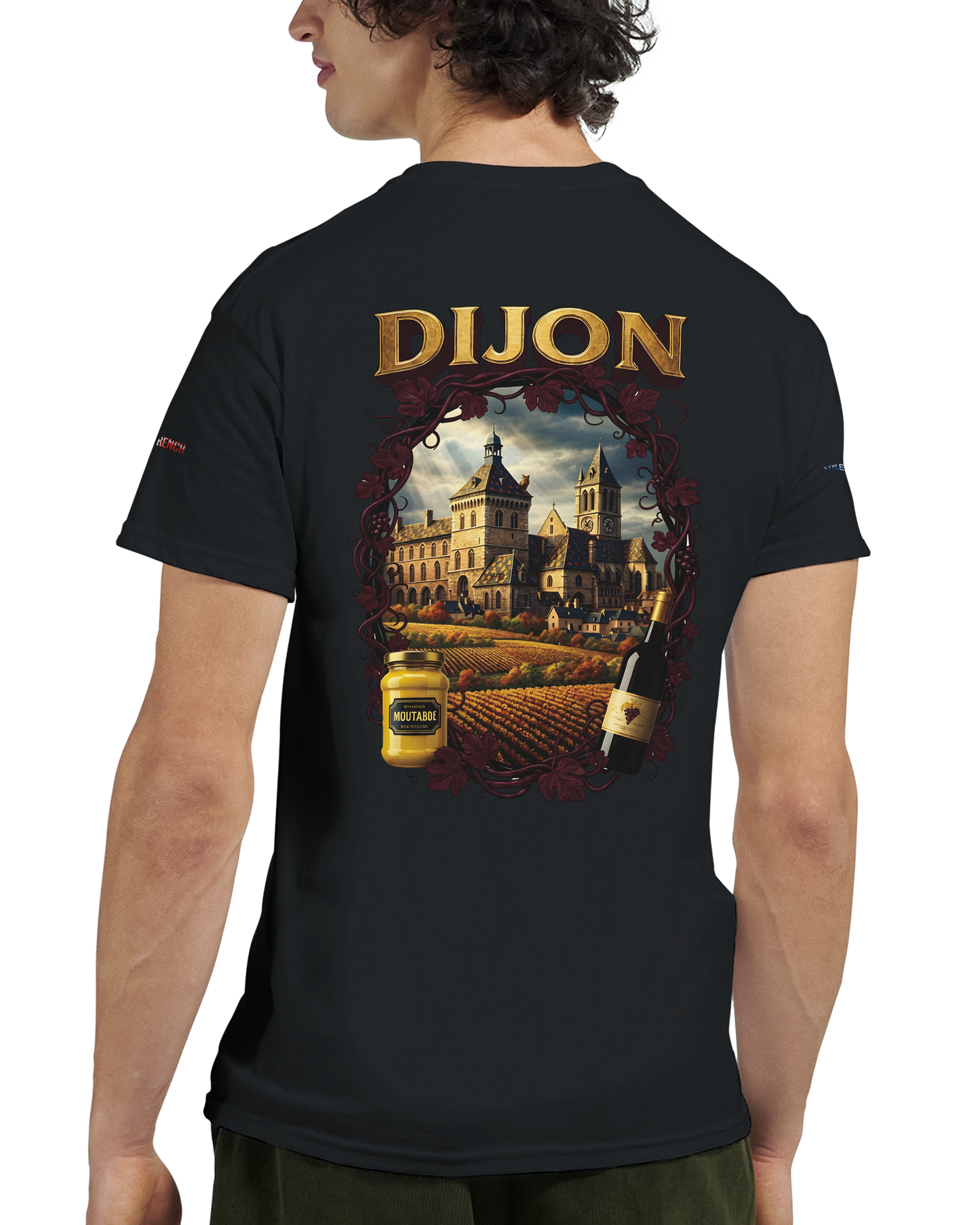 Unisex T-Shirt Dijon Stadt Frankreich dick Rundhals | Gildan® 5000