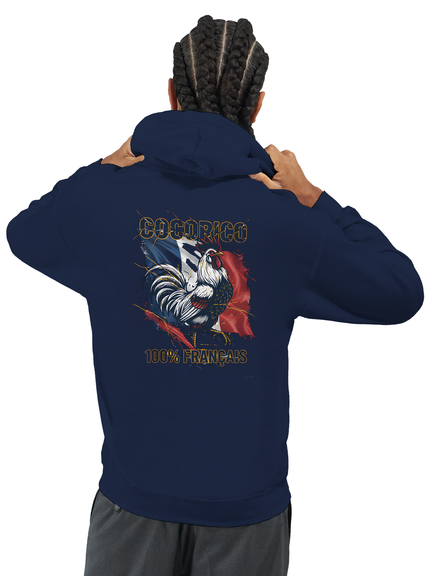 Cocorico Hoodie klassischer französischer Stil | Gildan® 18500