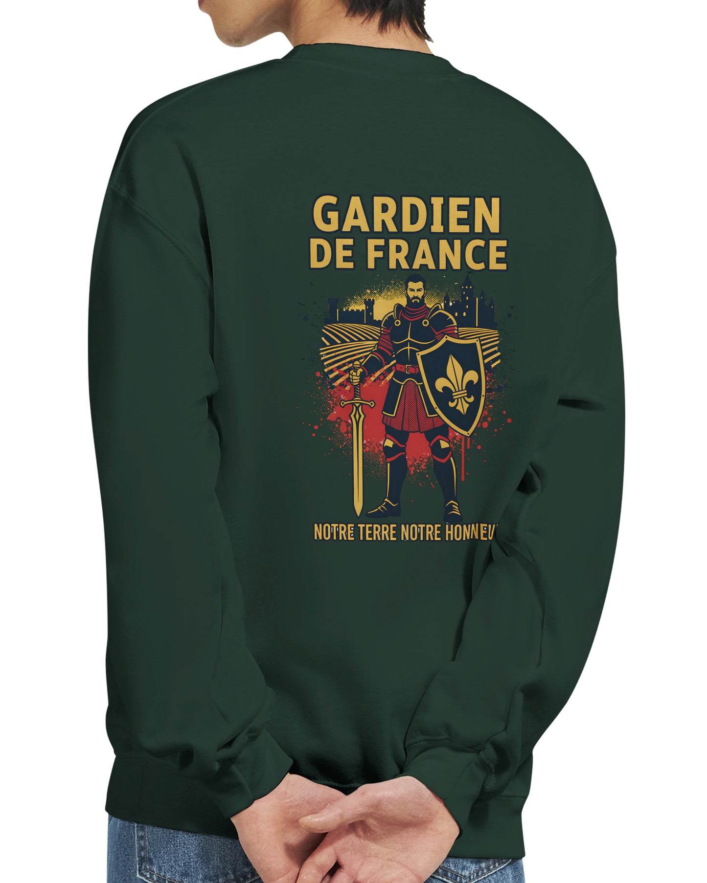 Men's France Goalkeeper Classic Crewneck Sweatshirt | Gildan® 18000