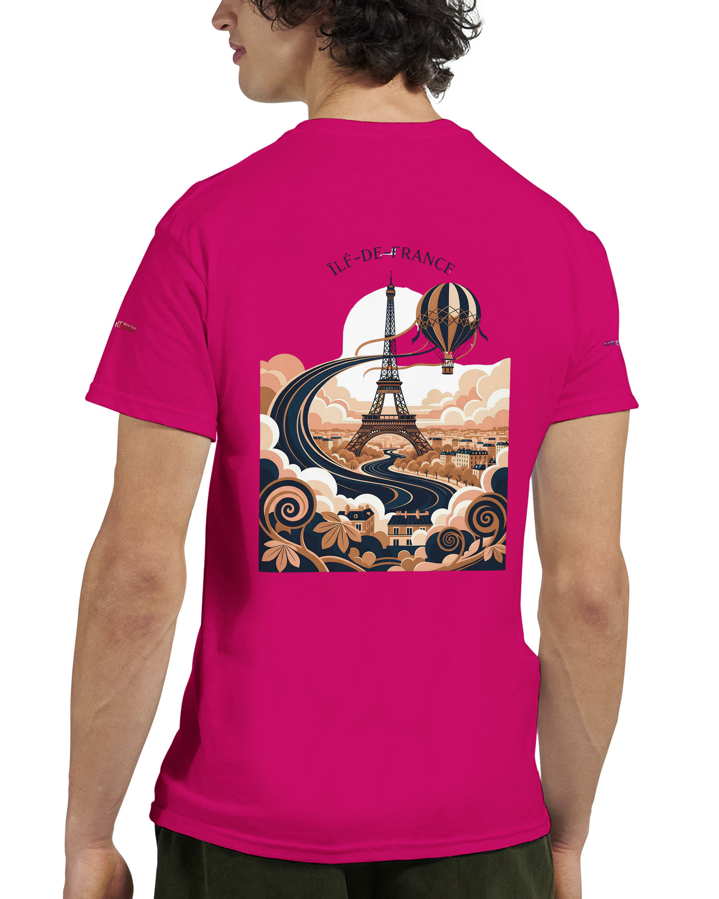 Unisex T-Shirt Île-de-France dick rundhals | Gildan® 5000