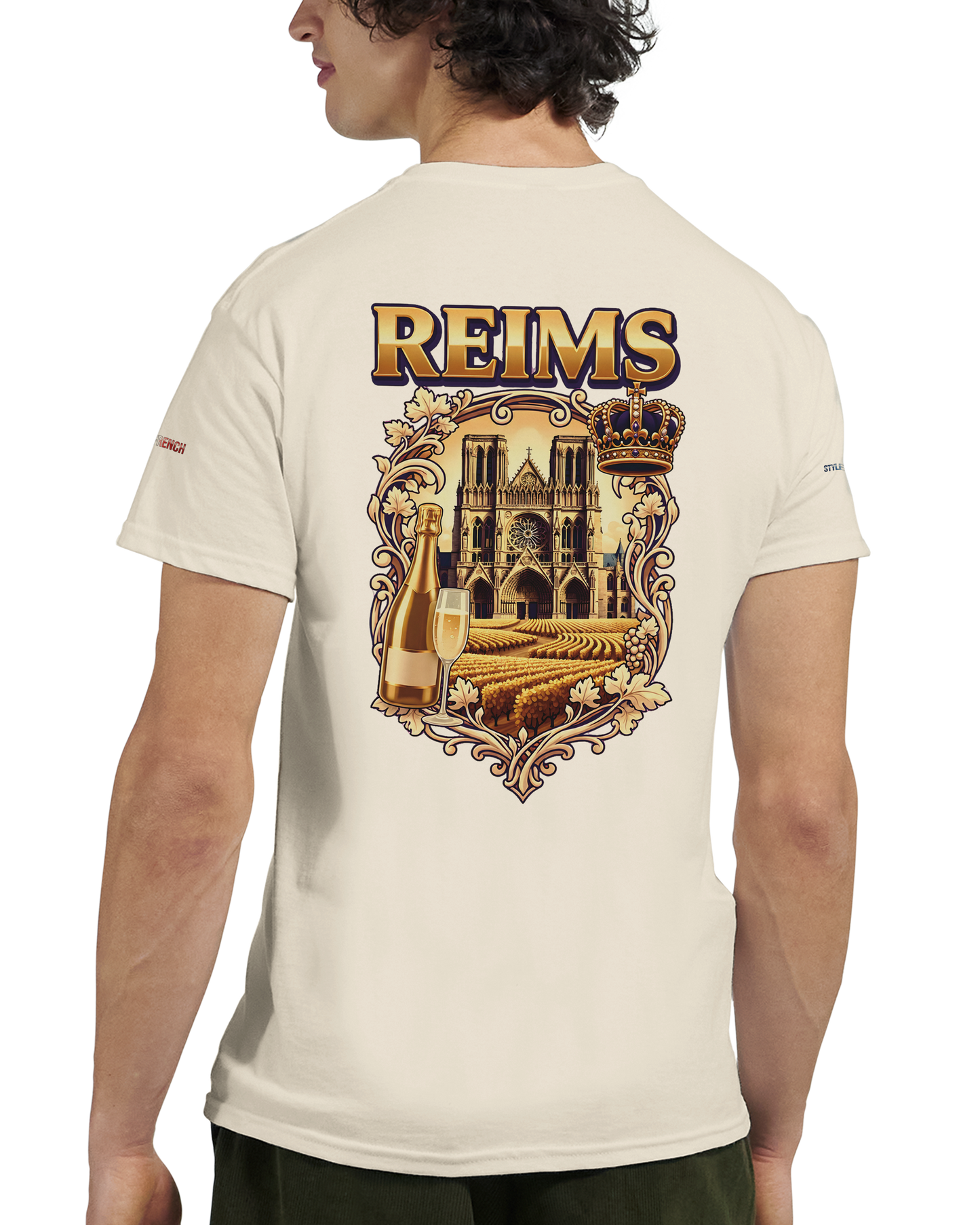 T-shirt Unisexe Reims - Ville de France - Coton Premium