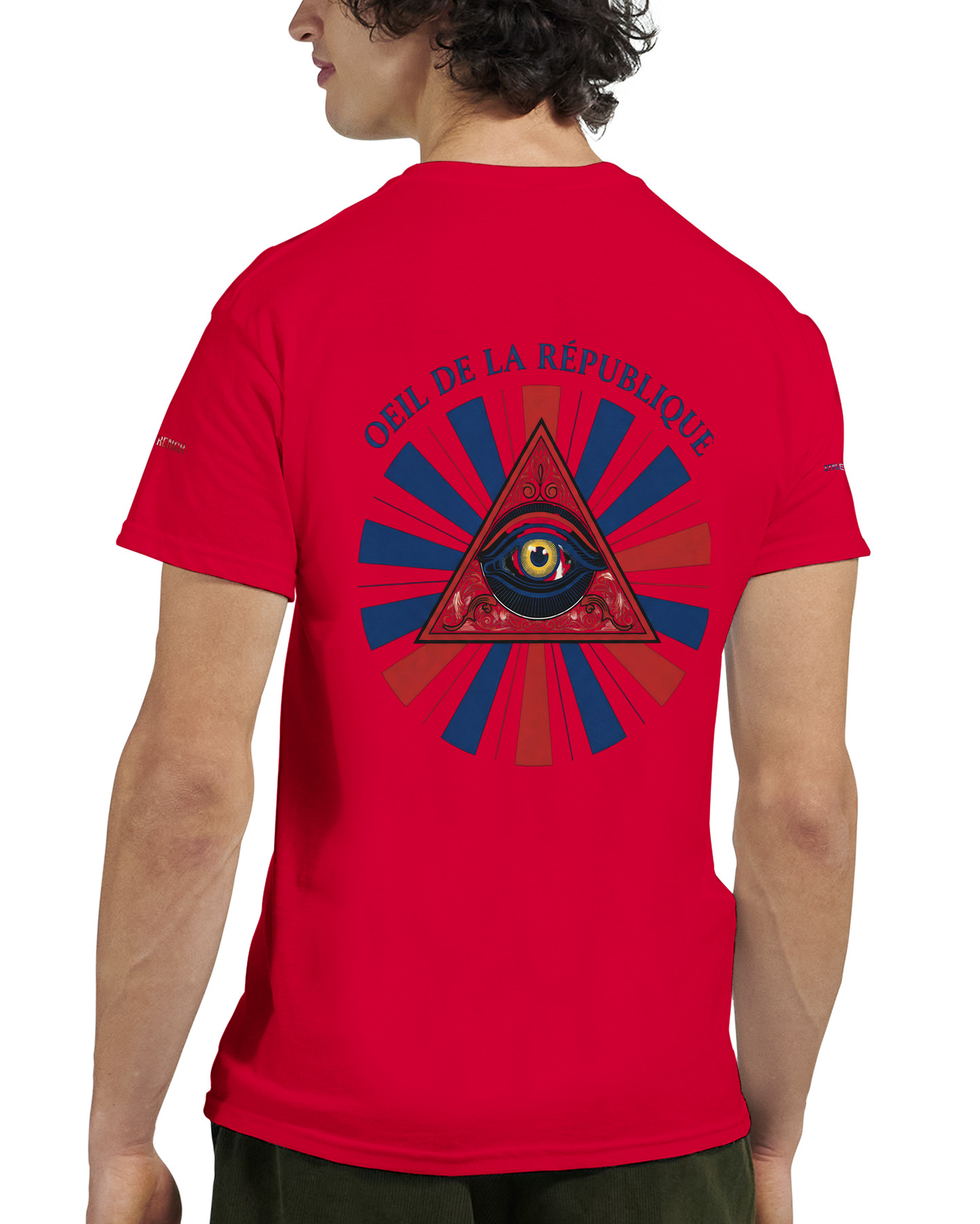 Men's Republic Eye T-Shirt Heavy Crewneck | Gildan® 5000