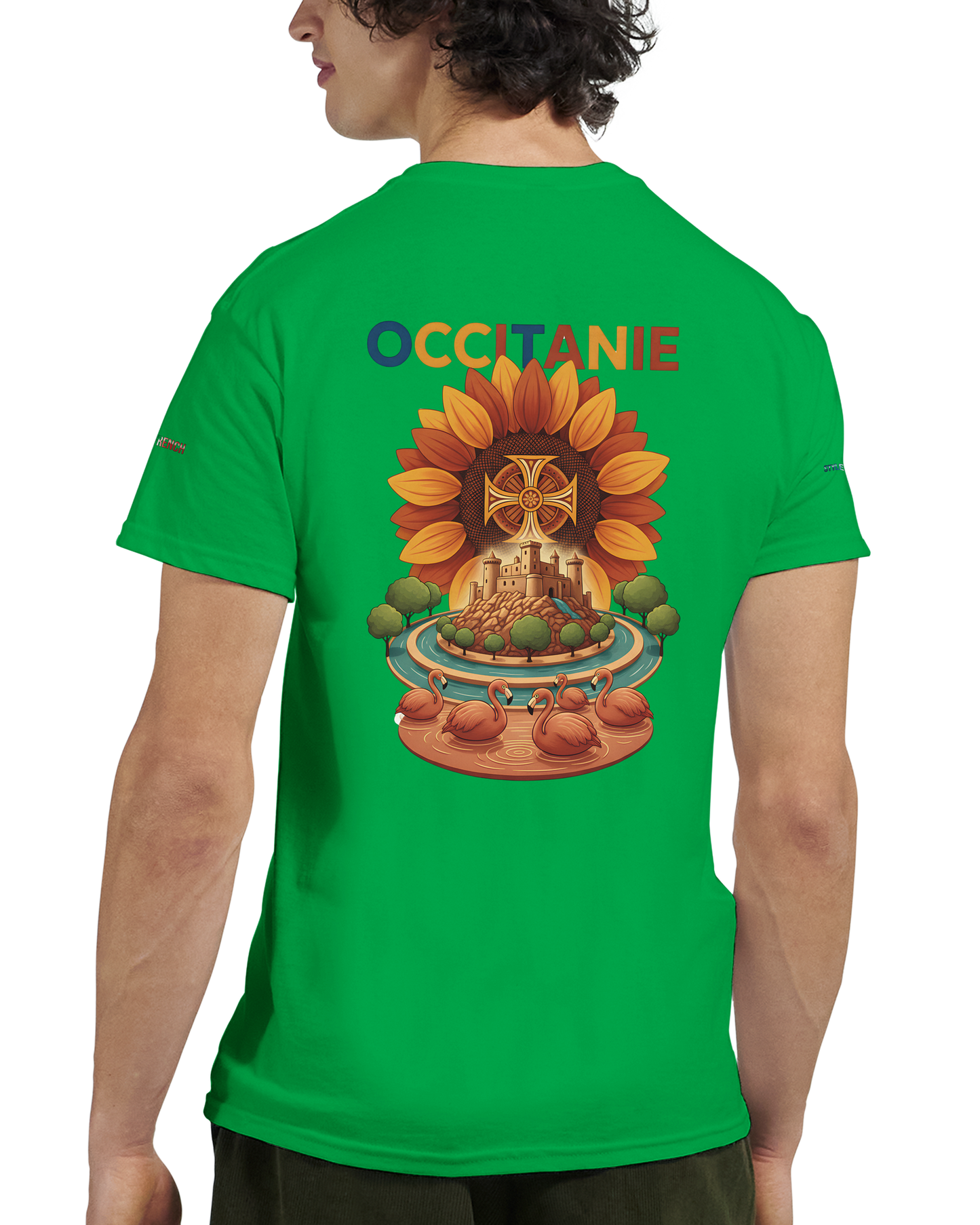 Unisex Occitania T-Shirt, dick, Rundhalsausschnitt | Gildan® 5000