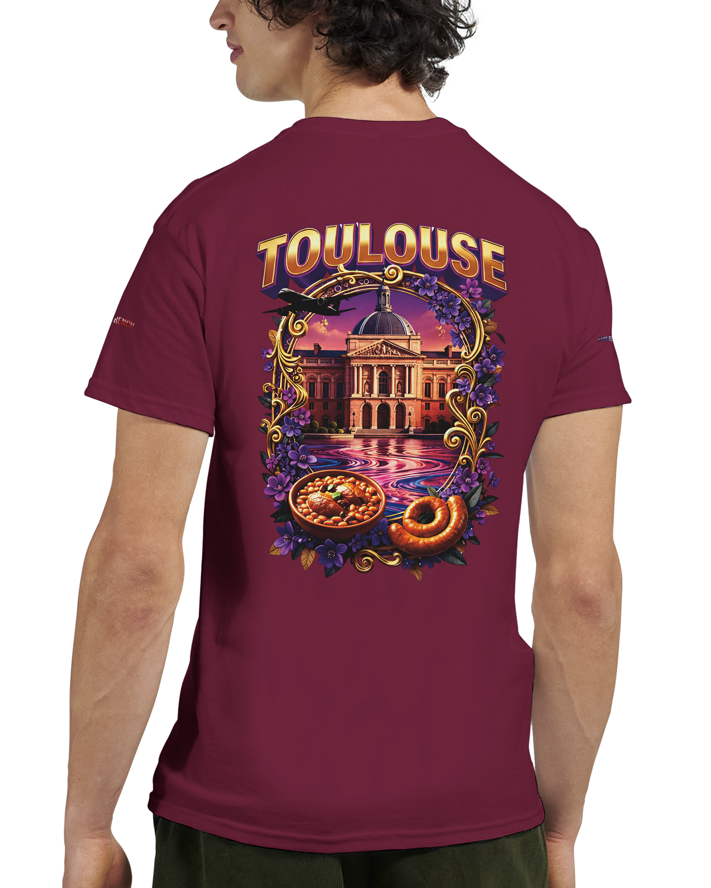 - Unisex Toulouse city of France heavy crewneck t-shirt | Gildan® 5000