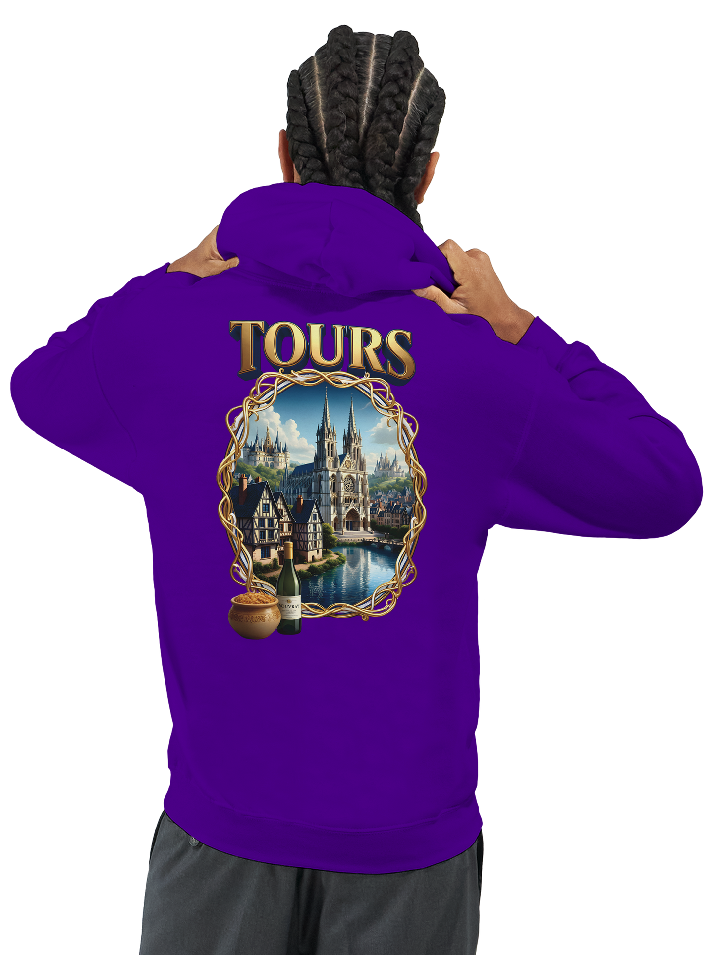 Unisex Tours city of France classic hoodie | Gildan® 18500