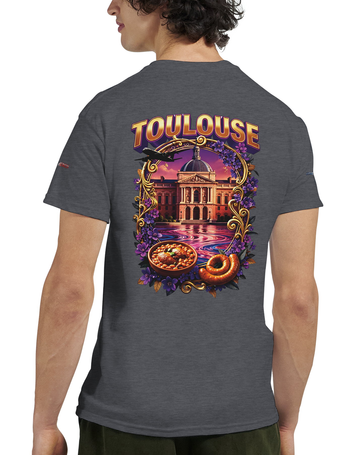 - Unisex Toulouse city of France heavy crewneck t-shirt | Gildan® 5000